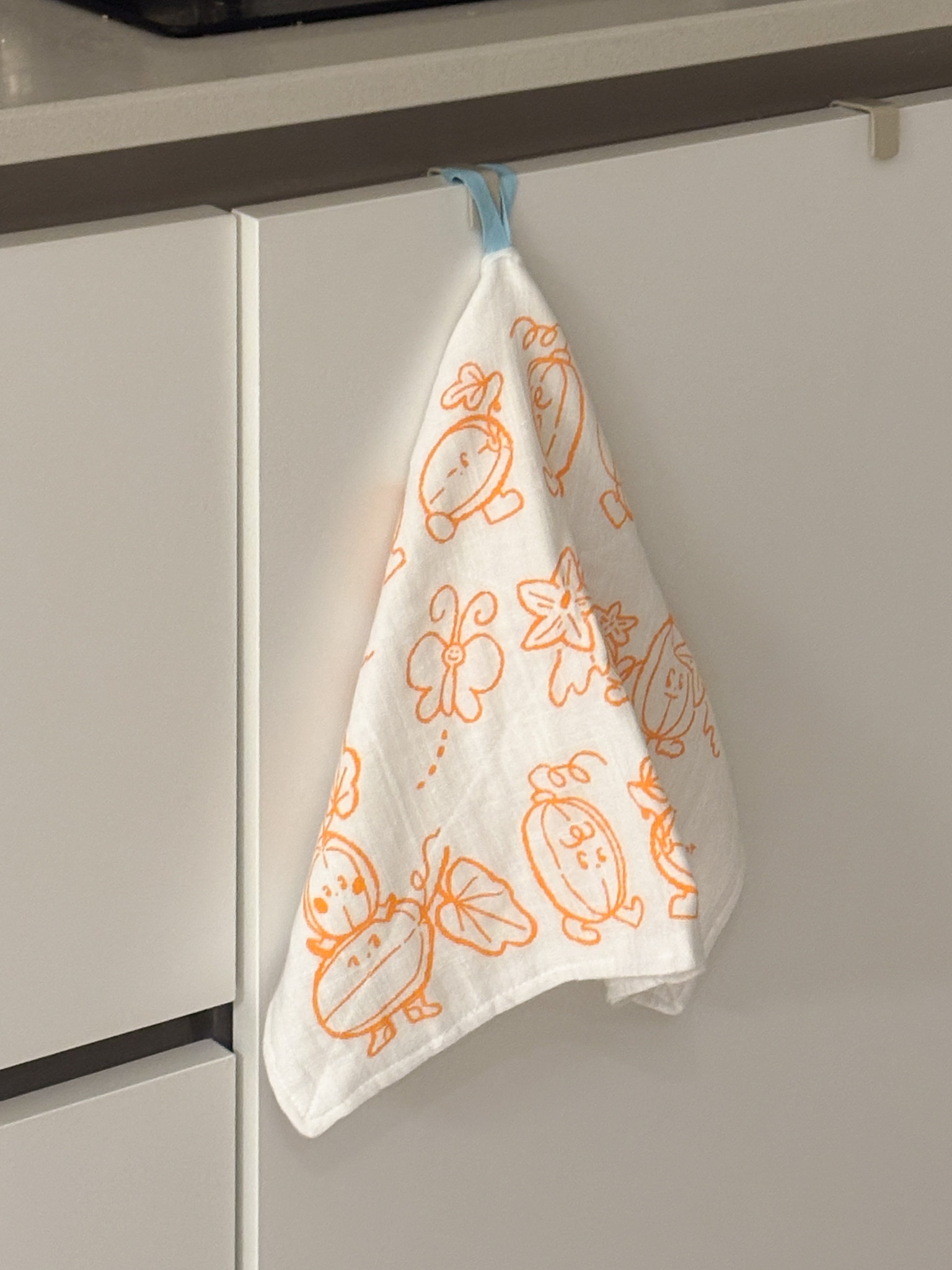 [Kitchen Cloth] 계절맛 키친크로스 : 참외가족