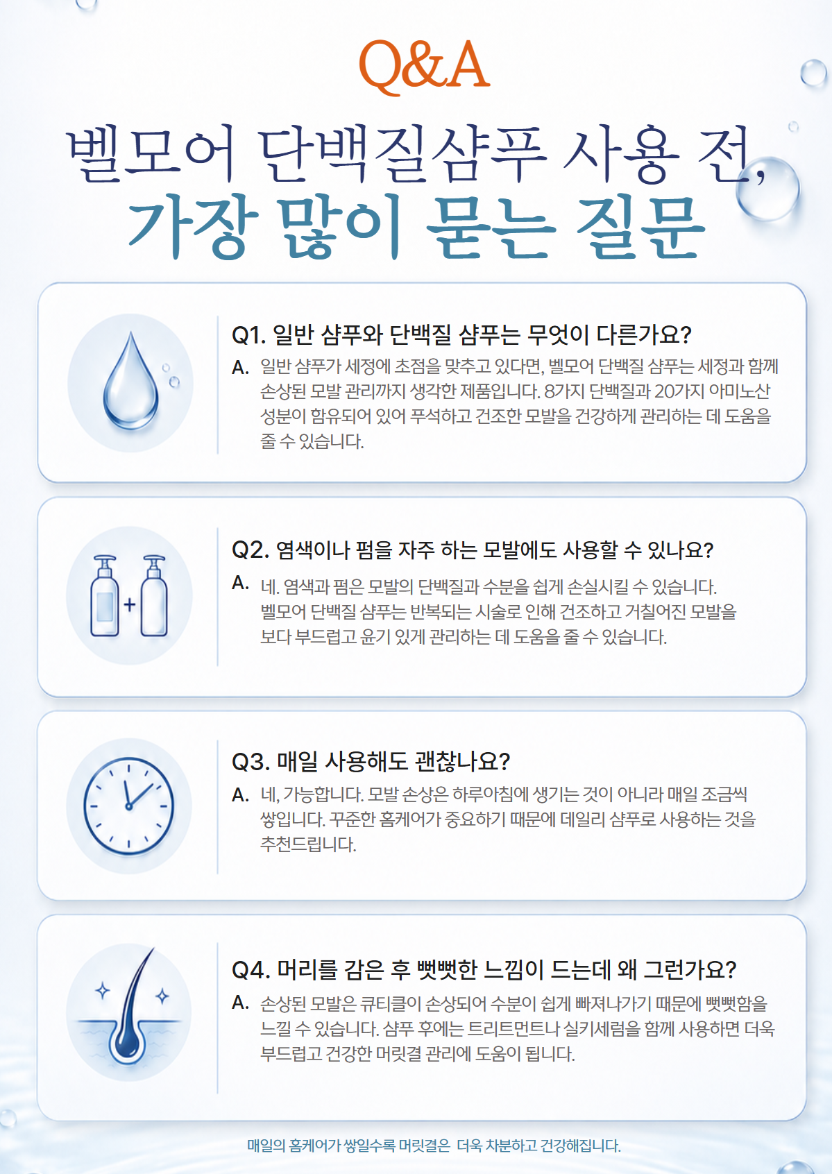 벨모어 포유 단백질 샴푸 300ml