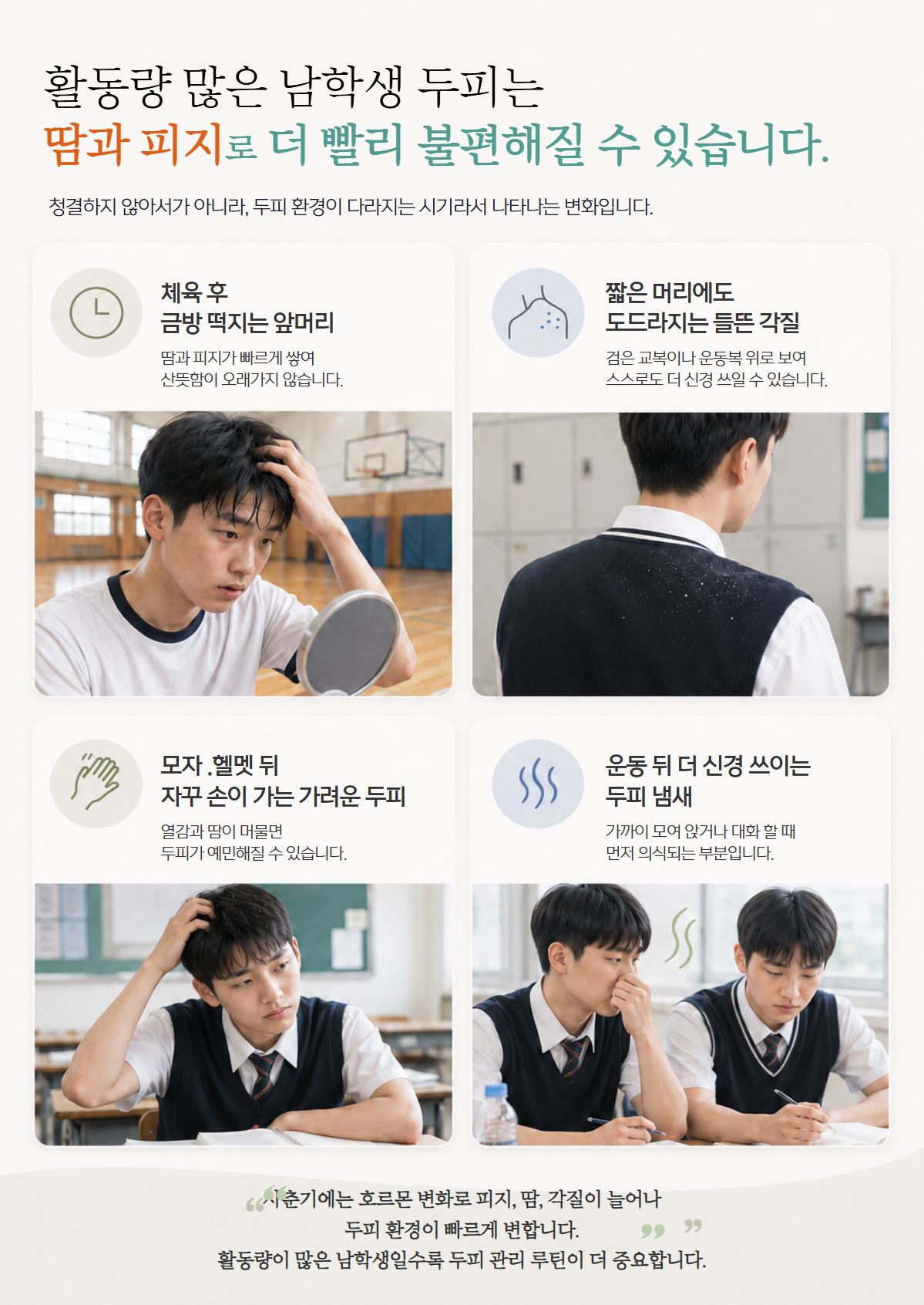 포유 학생 샴푸 [청소년 두피 샴푸]