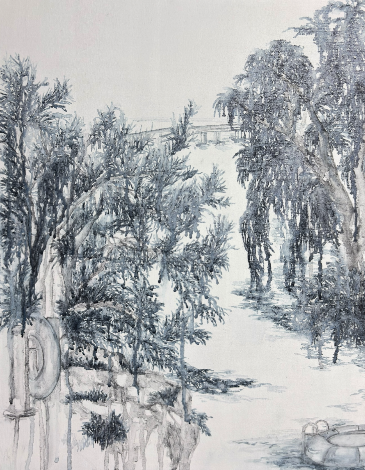 문서정<心鏡39> 캔버스에 수용성 건식재료, 53x40.9(cm), 2026