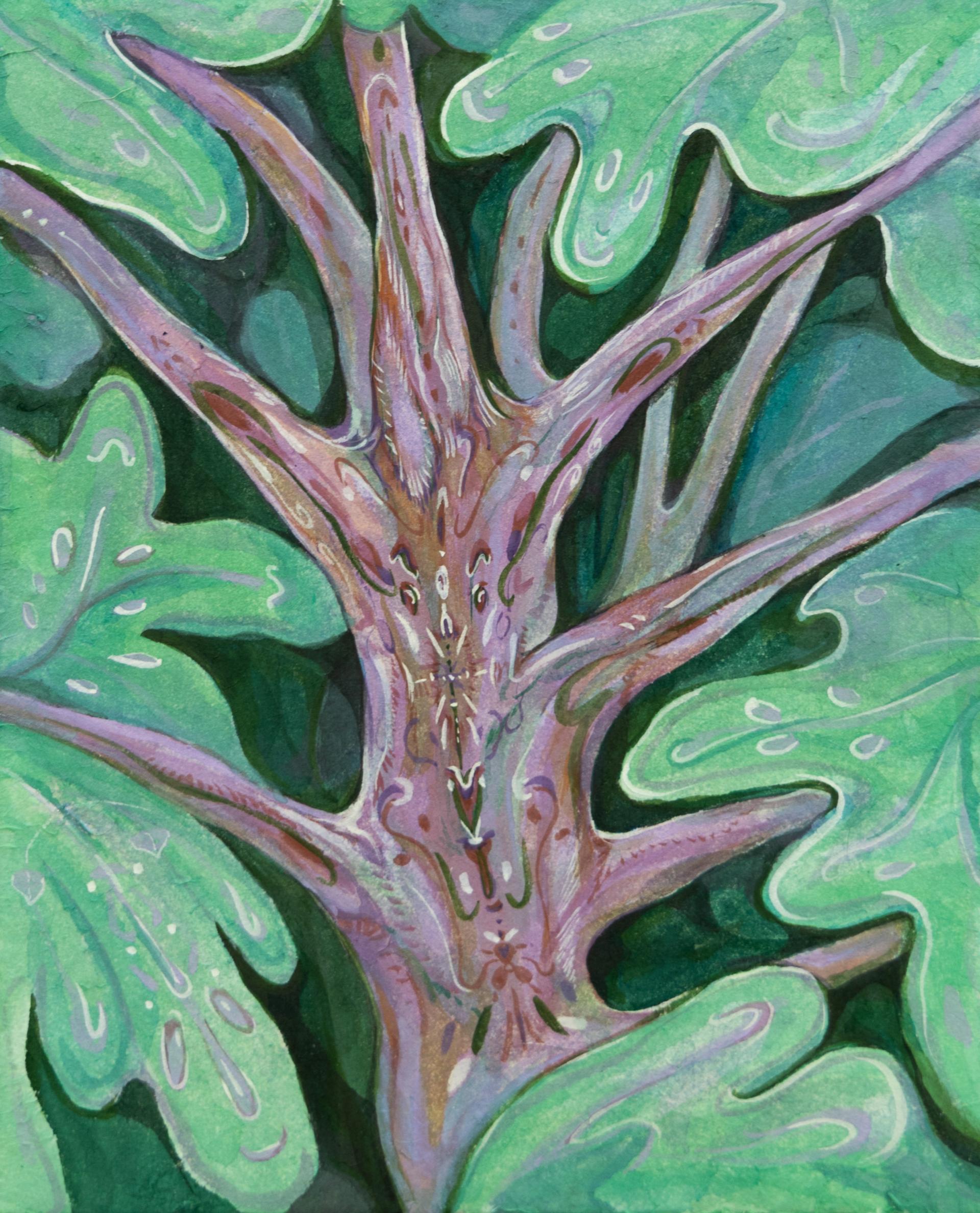 이펄 <사이 사이에> 장지에 과슈, 27.3x22.0(cm), 2026