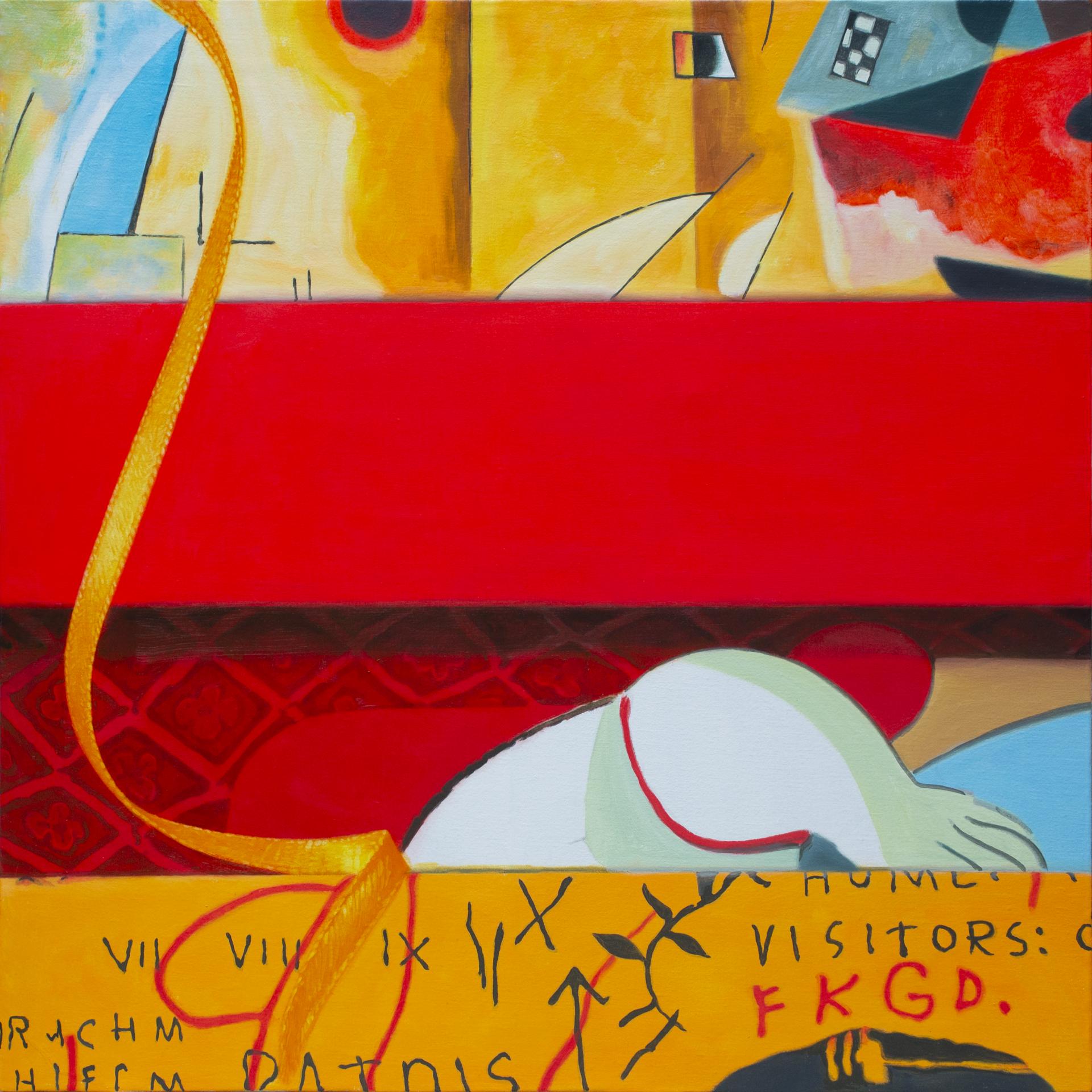 Volume Tower-Cover 2026 Oil on canvas 70x70cm