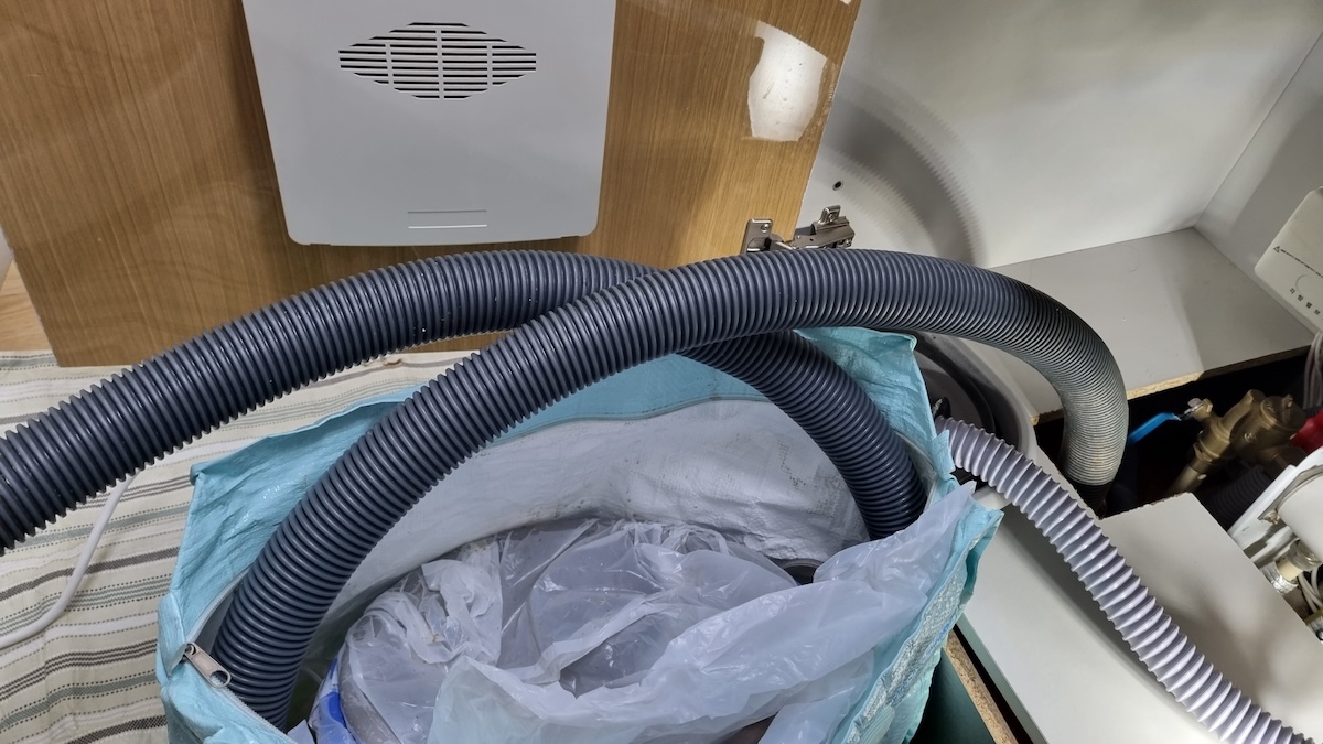 구월동 아파트 배관 막힘 내시경 점검 사진