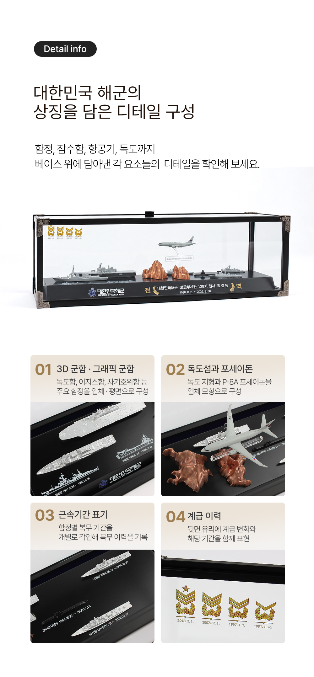 대한민국 해군 기념패 A·대형