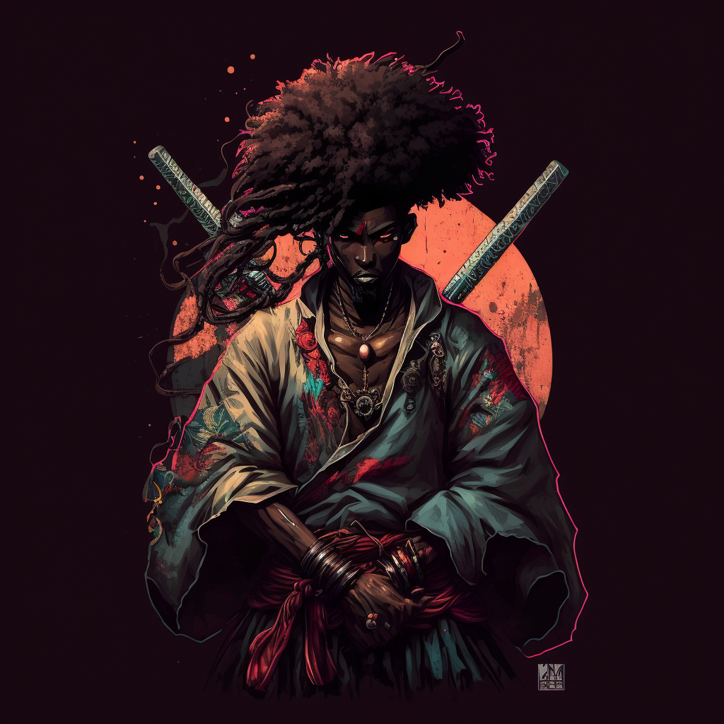 Pin by Ganesha Arte on anime  Afro samurai, Samurai art, Sci fi