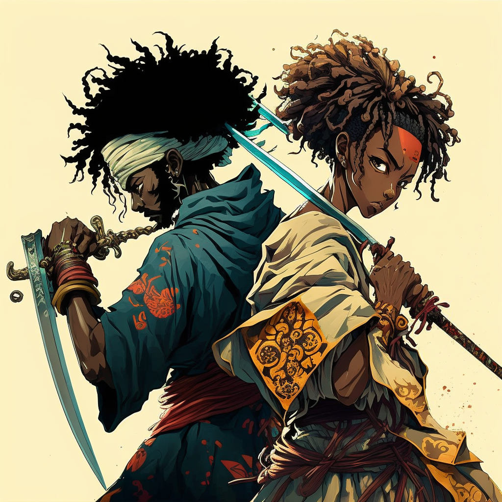 Pin by Ganesha Arte on anime  Afro samurai, Samurai art, Sci fi