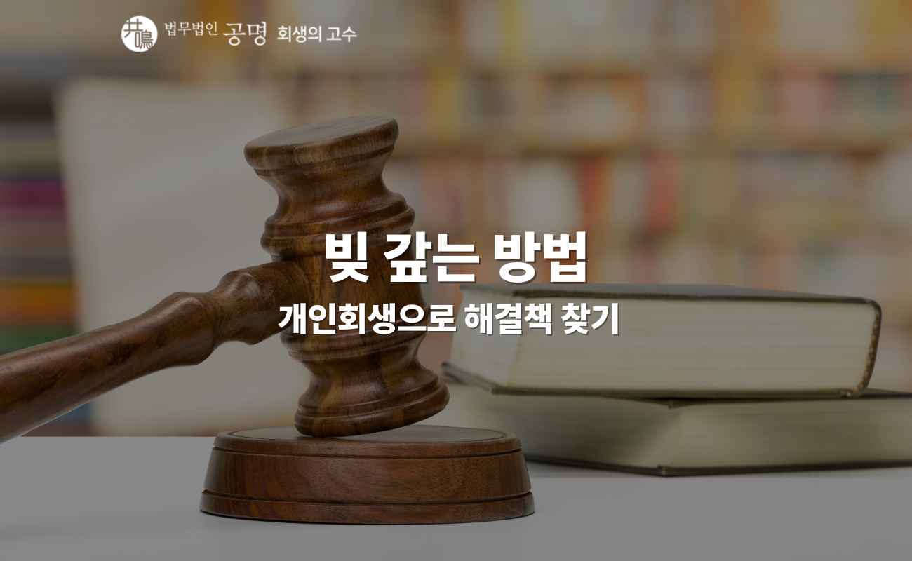 빚 갚는 방법 개인회생,개인파산으로 채무 부담 줄이기