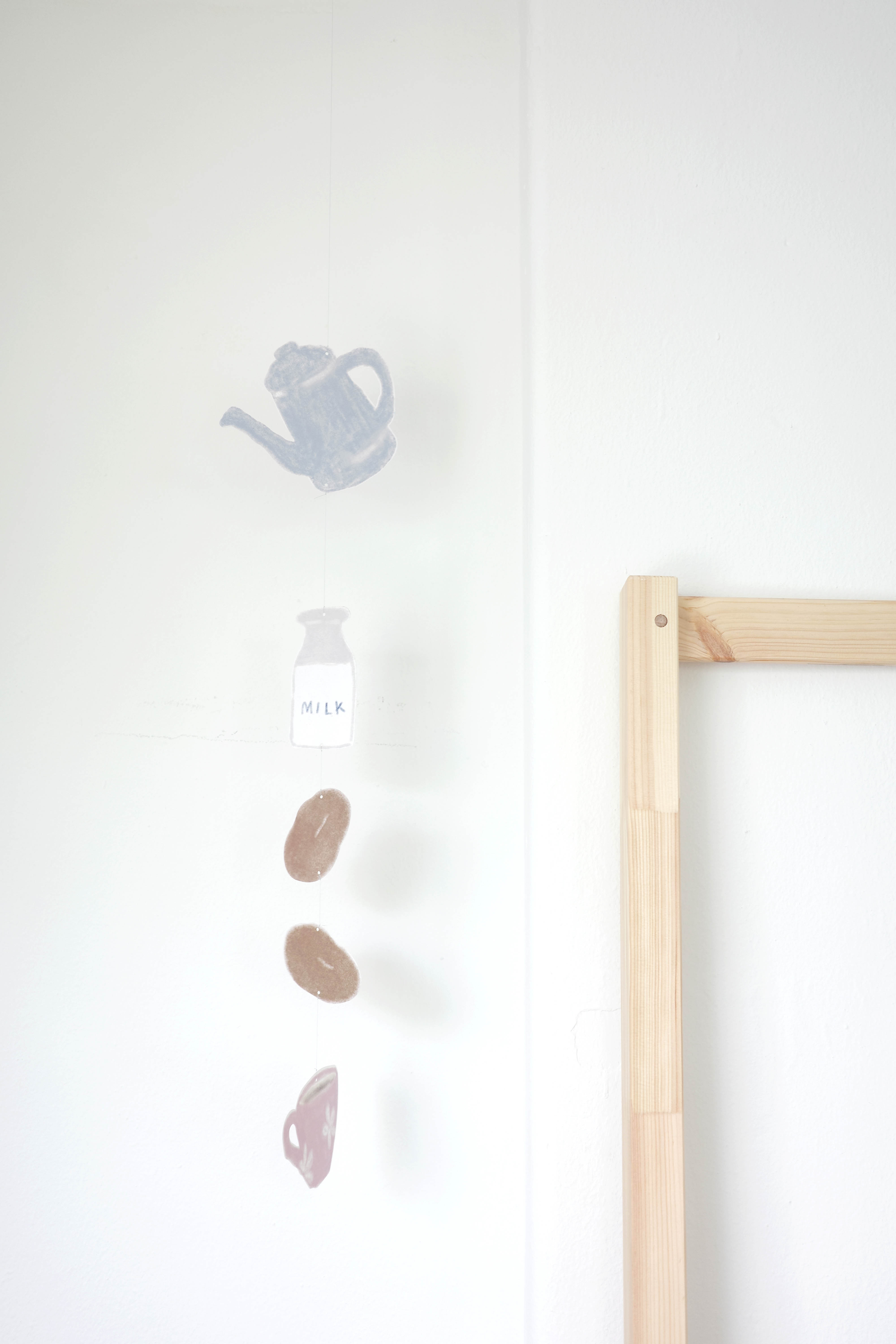 라떼 한잔 Paper Mobile