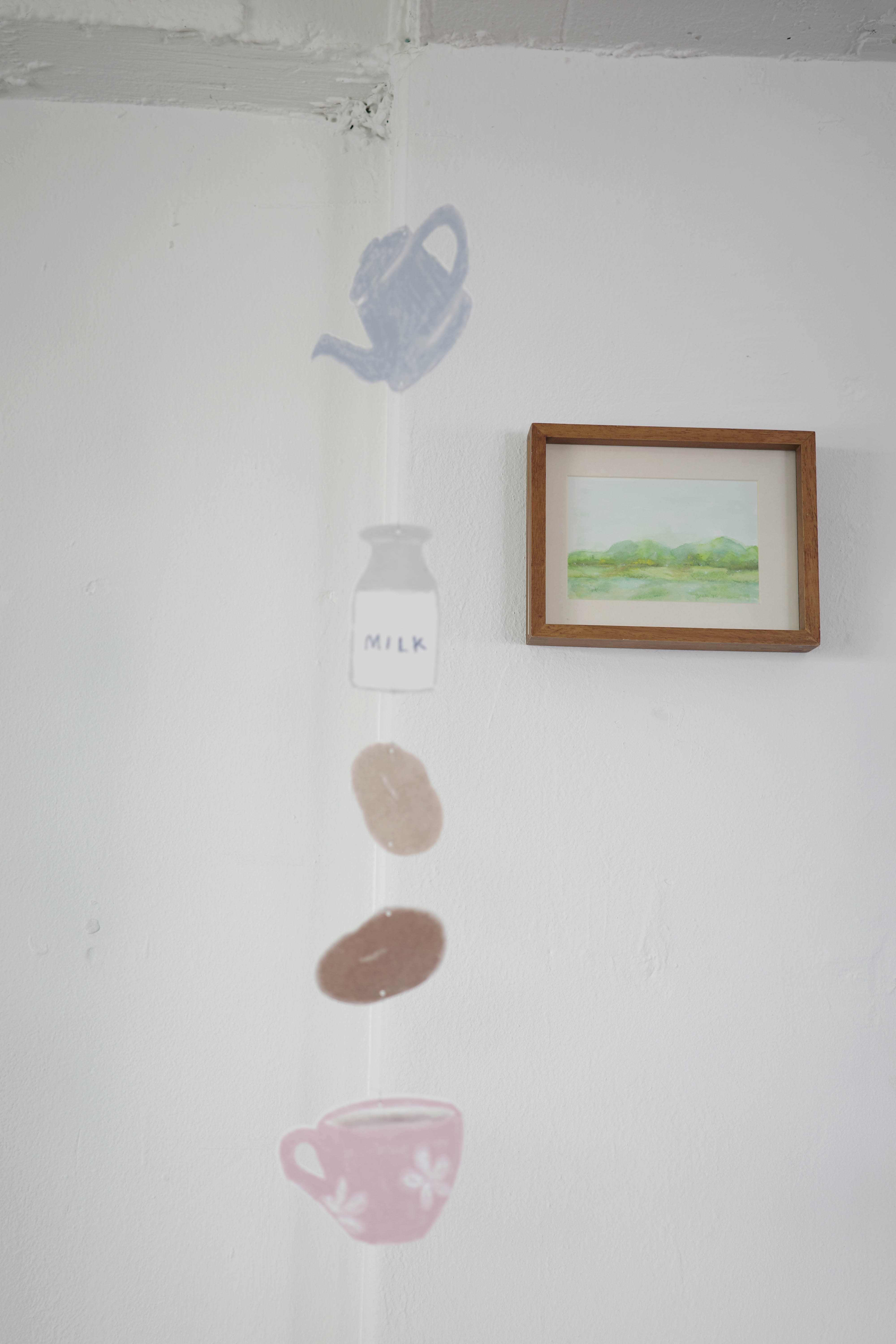 라떼 한잔 Paper Mobile