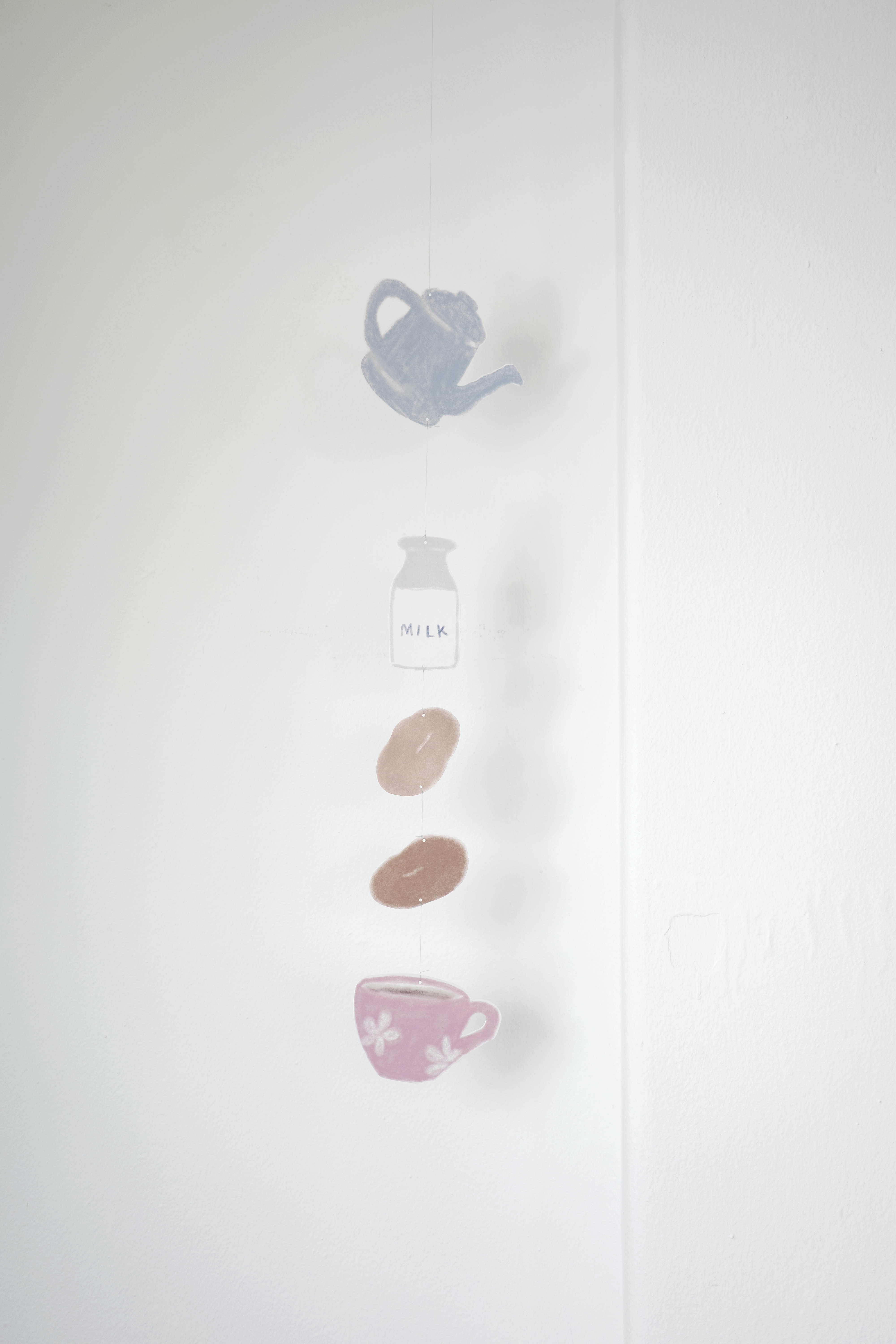 라떼 한잔 Paper Mobile