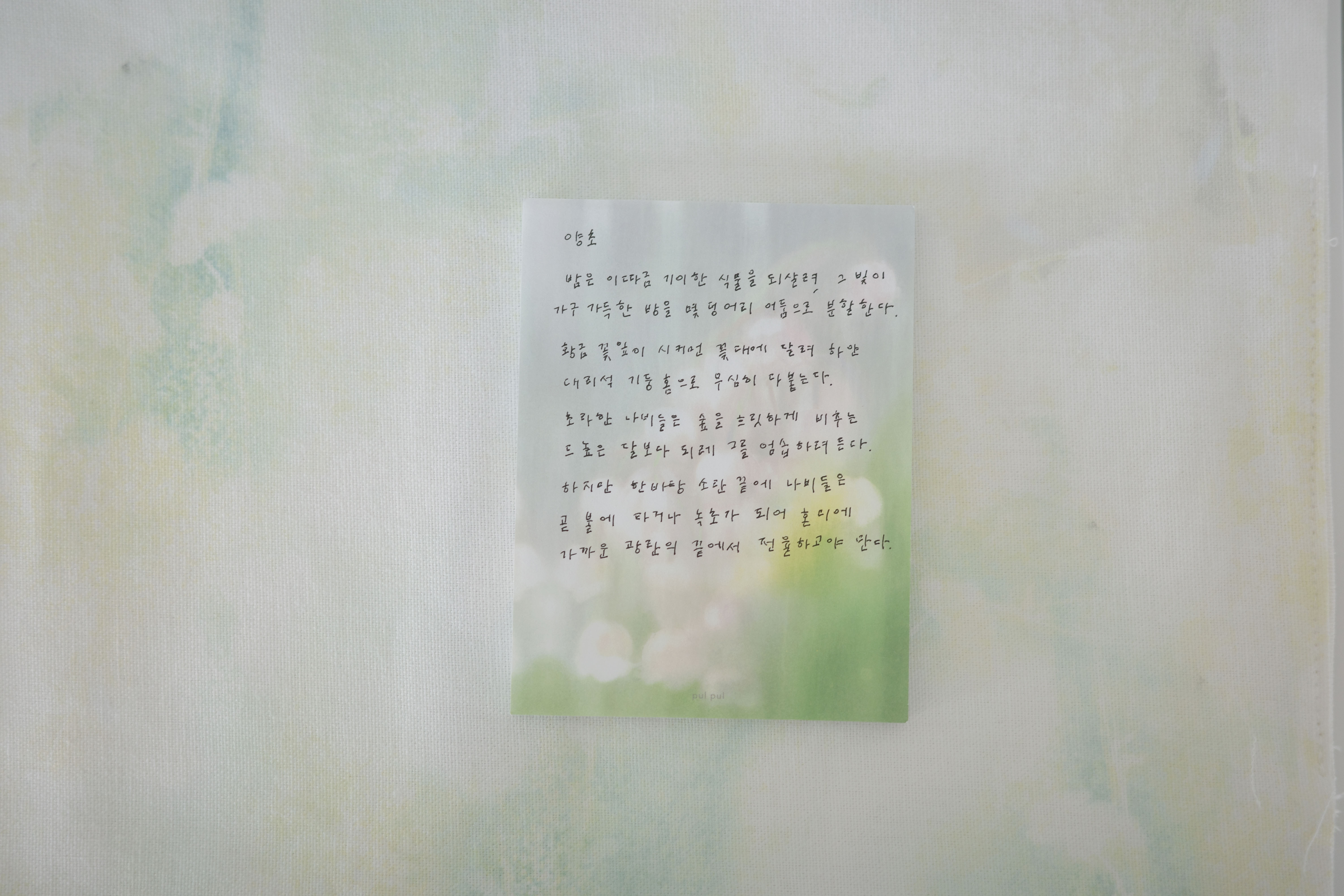 분홍 은방울 memo