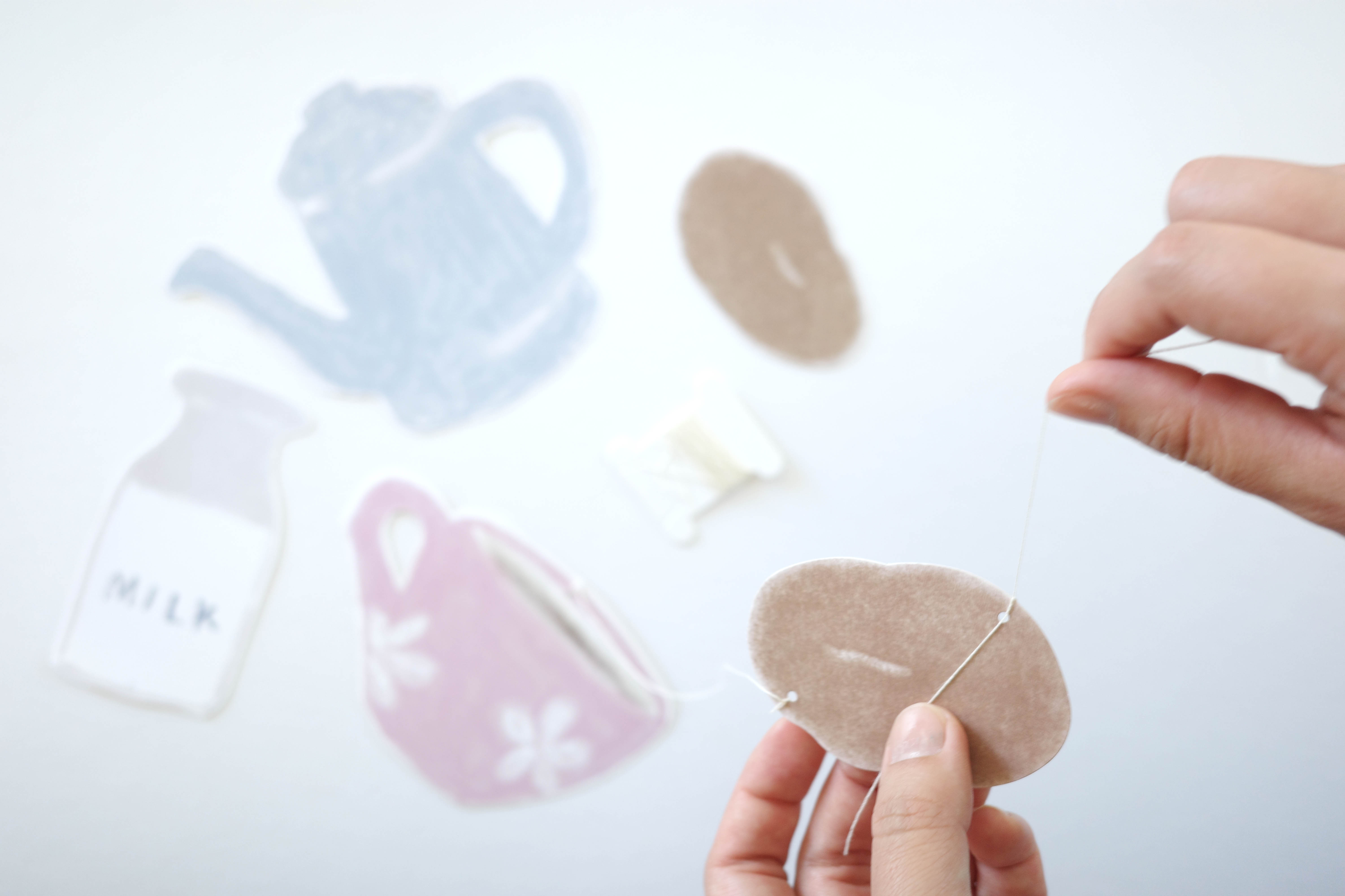 라떼 한잔 Paper Mobile