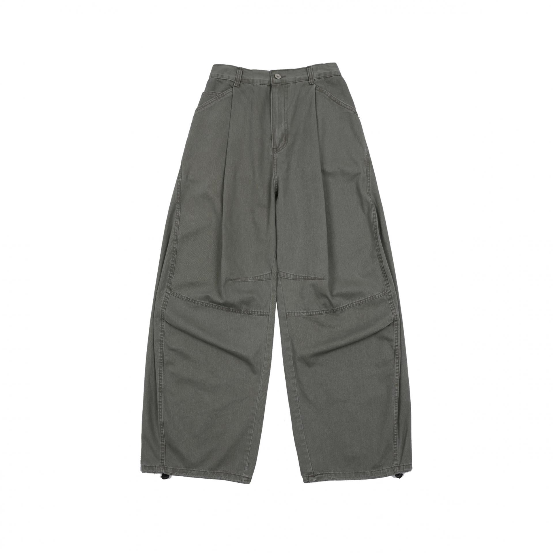volumetric balloon cotton pants