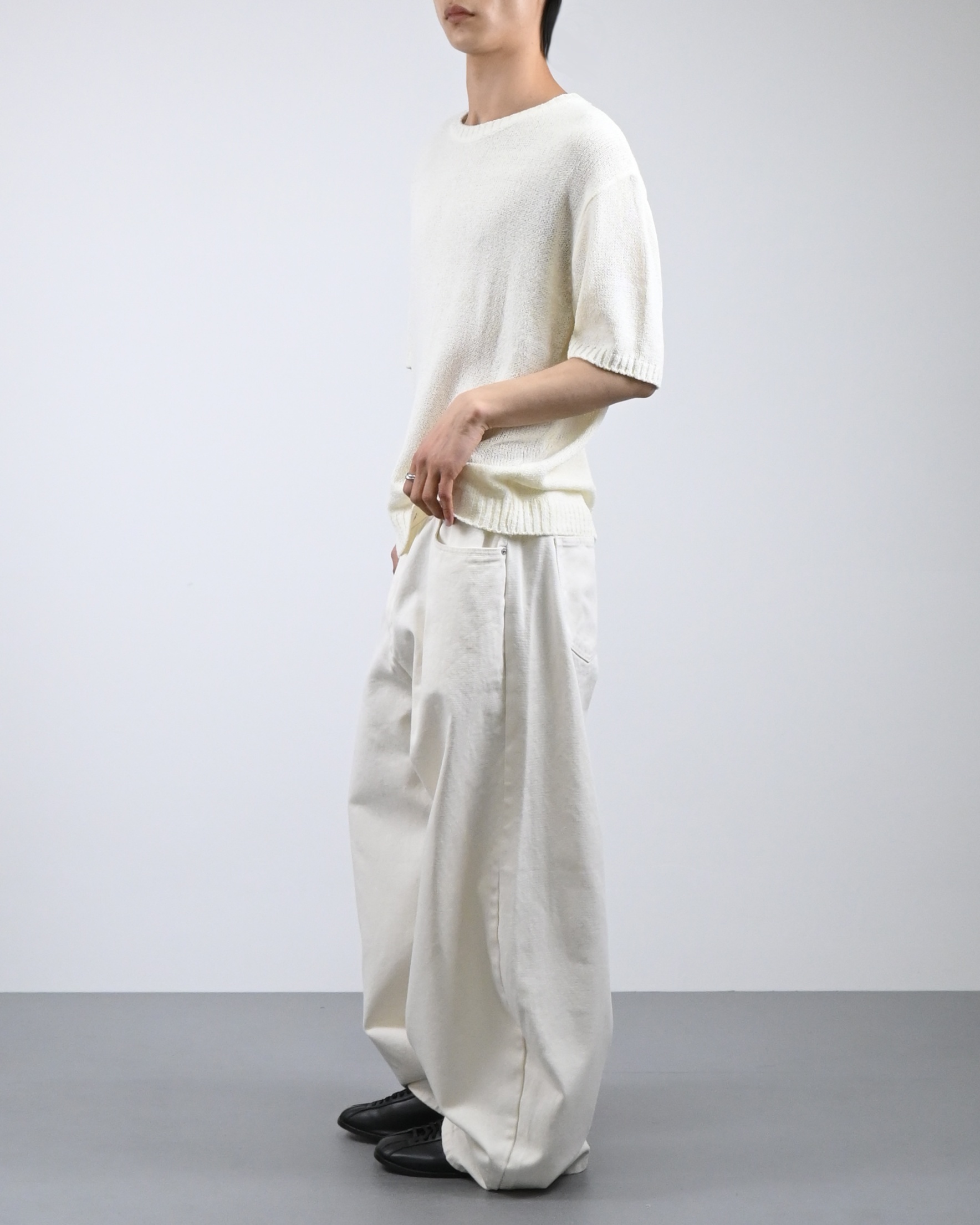 banding balloon cotton pants