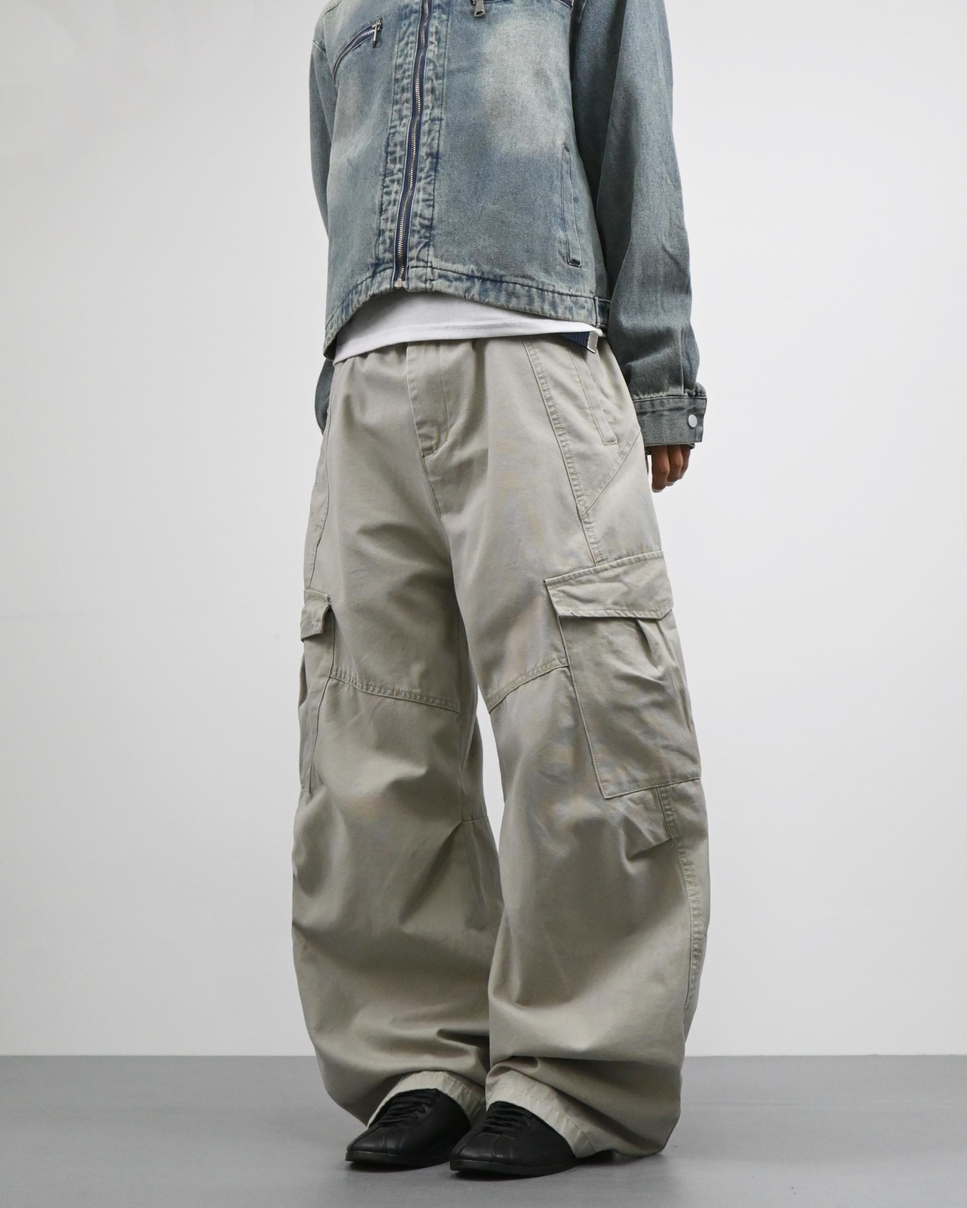 neon invision curved cotton pants