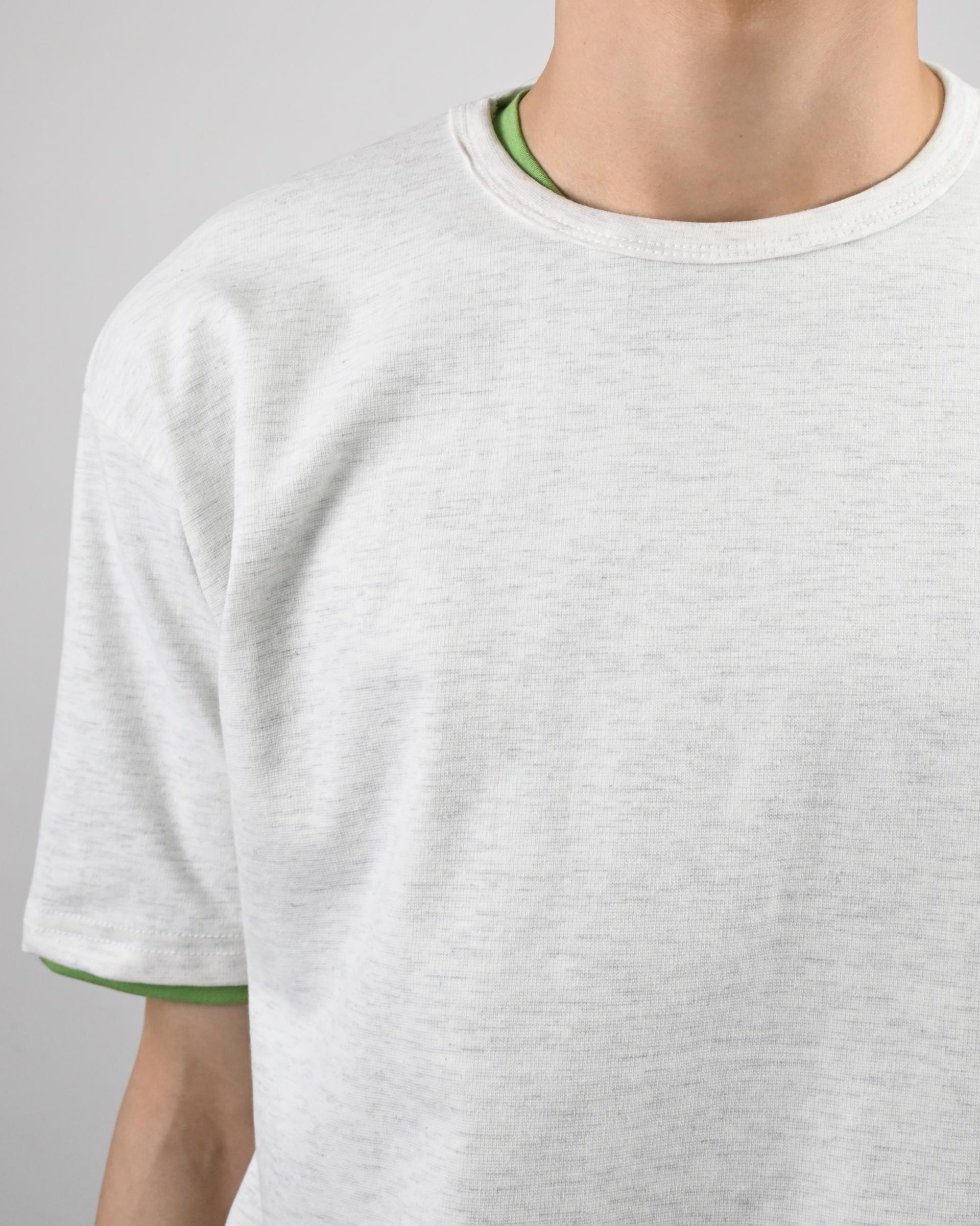 under snap half-t-shirt