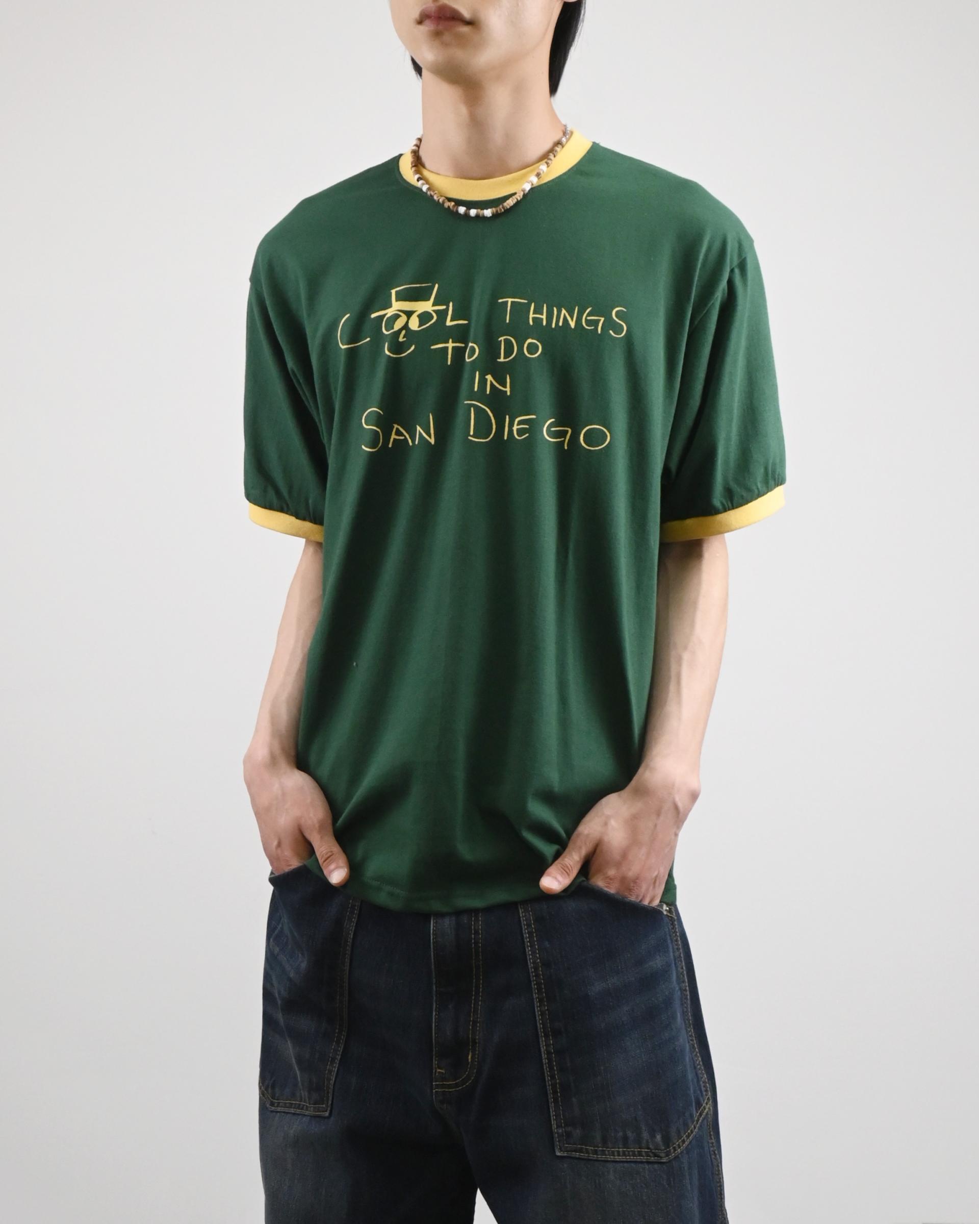 san diego ringer half t-shirt