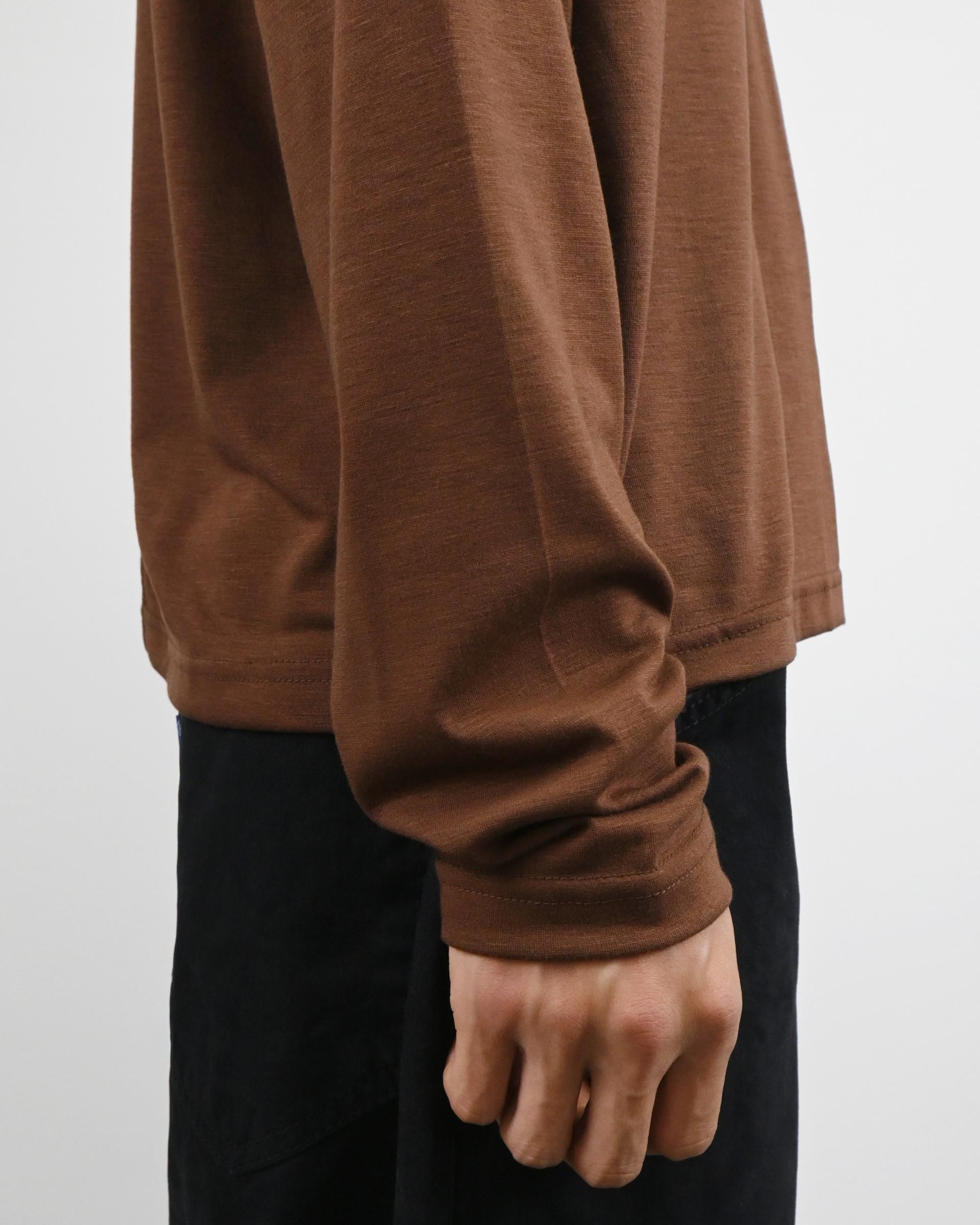 back slit henley neck t-shirts