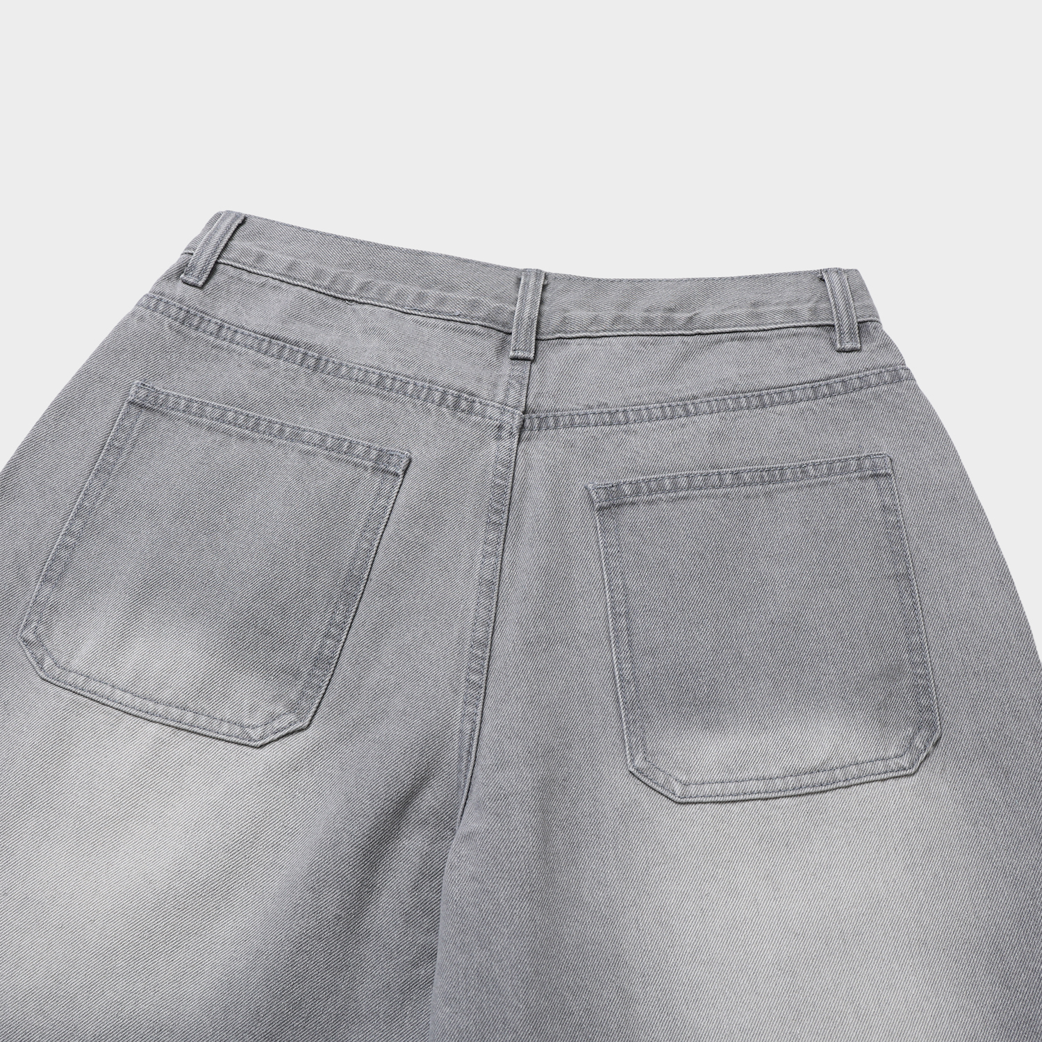 grash washed denim pants