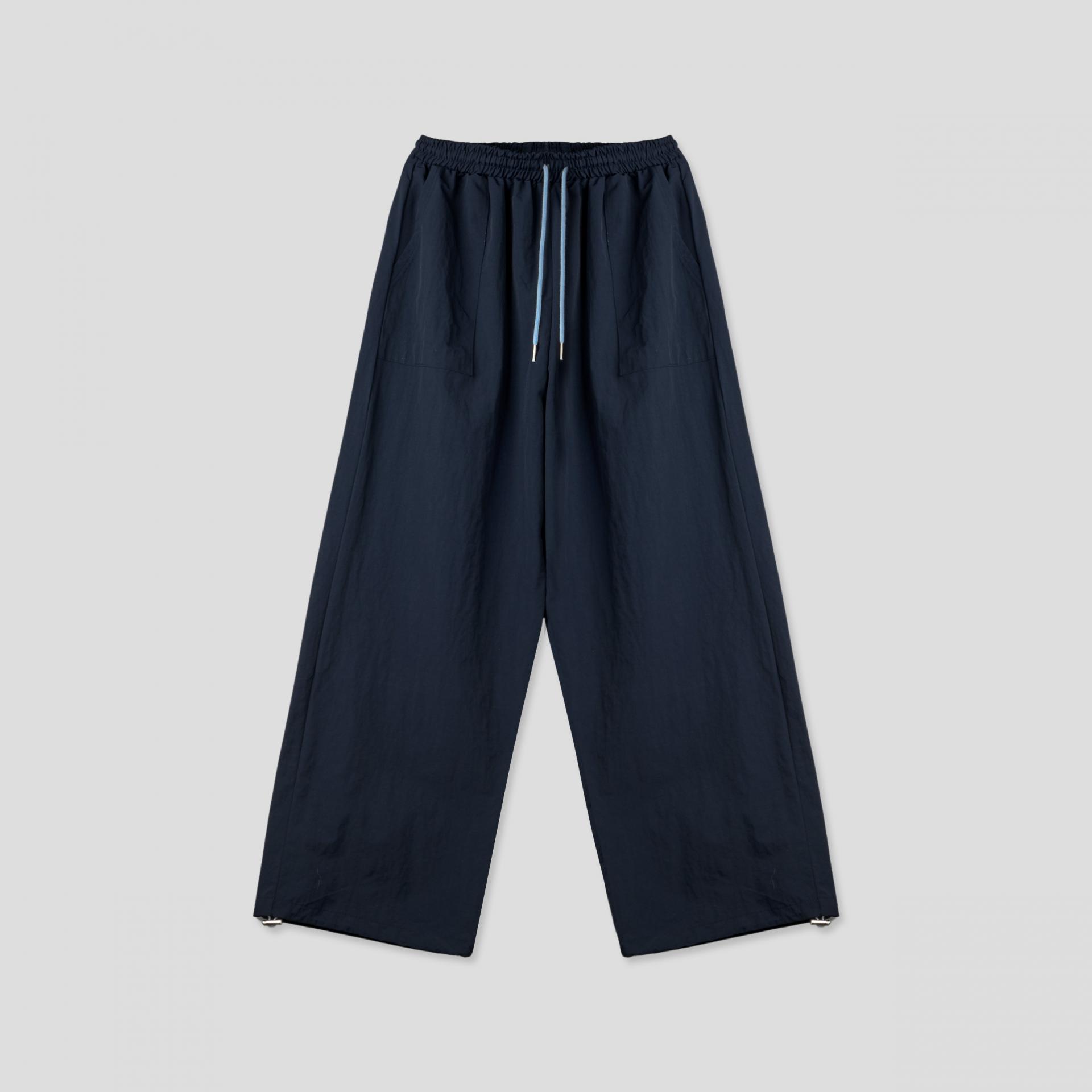 rope curved nylon pants