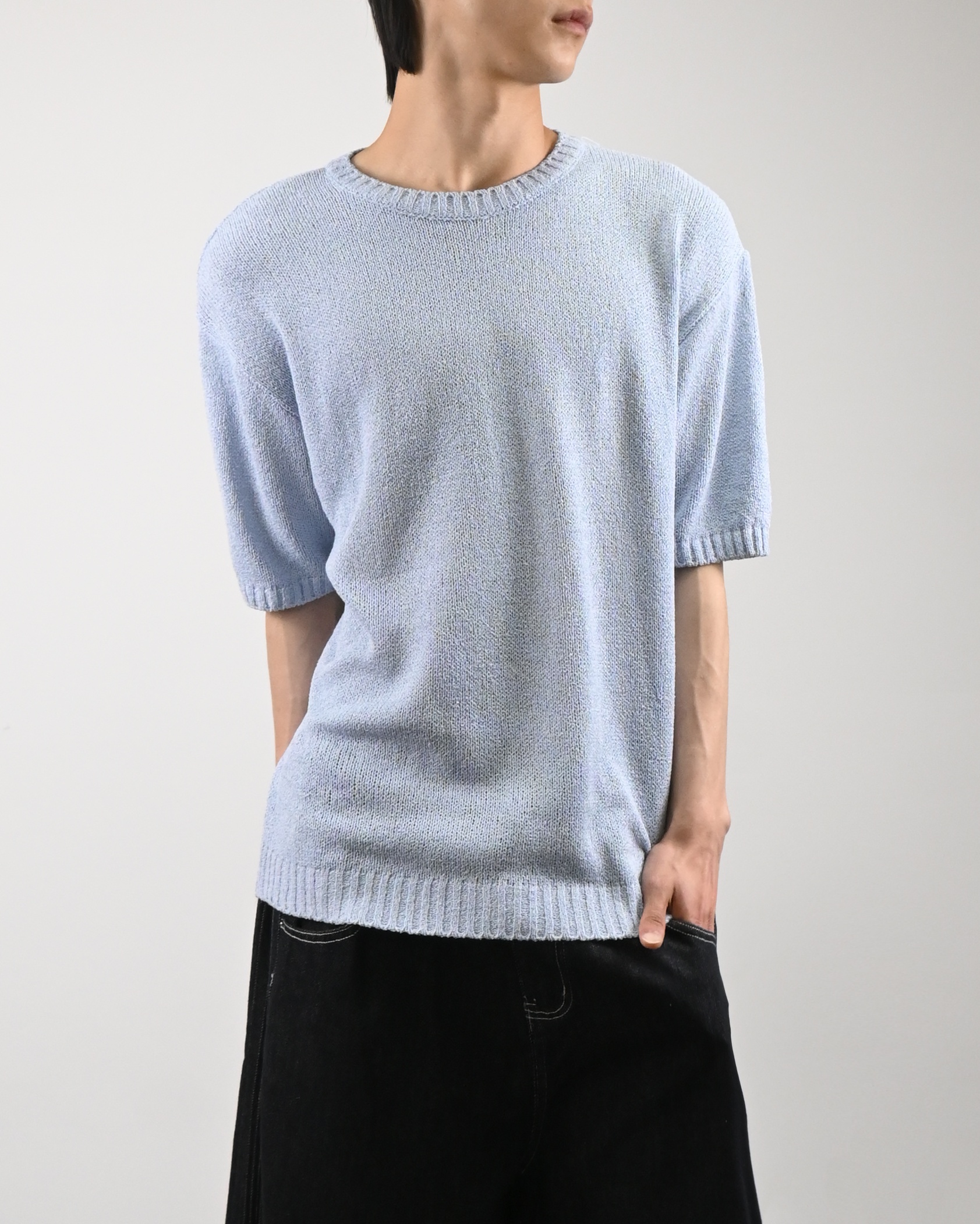 boucle half knit