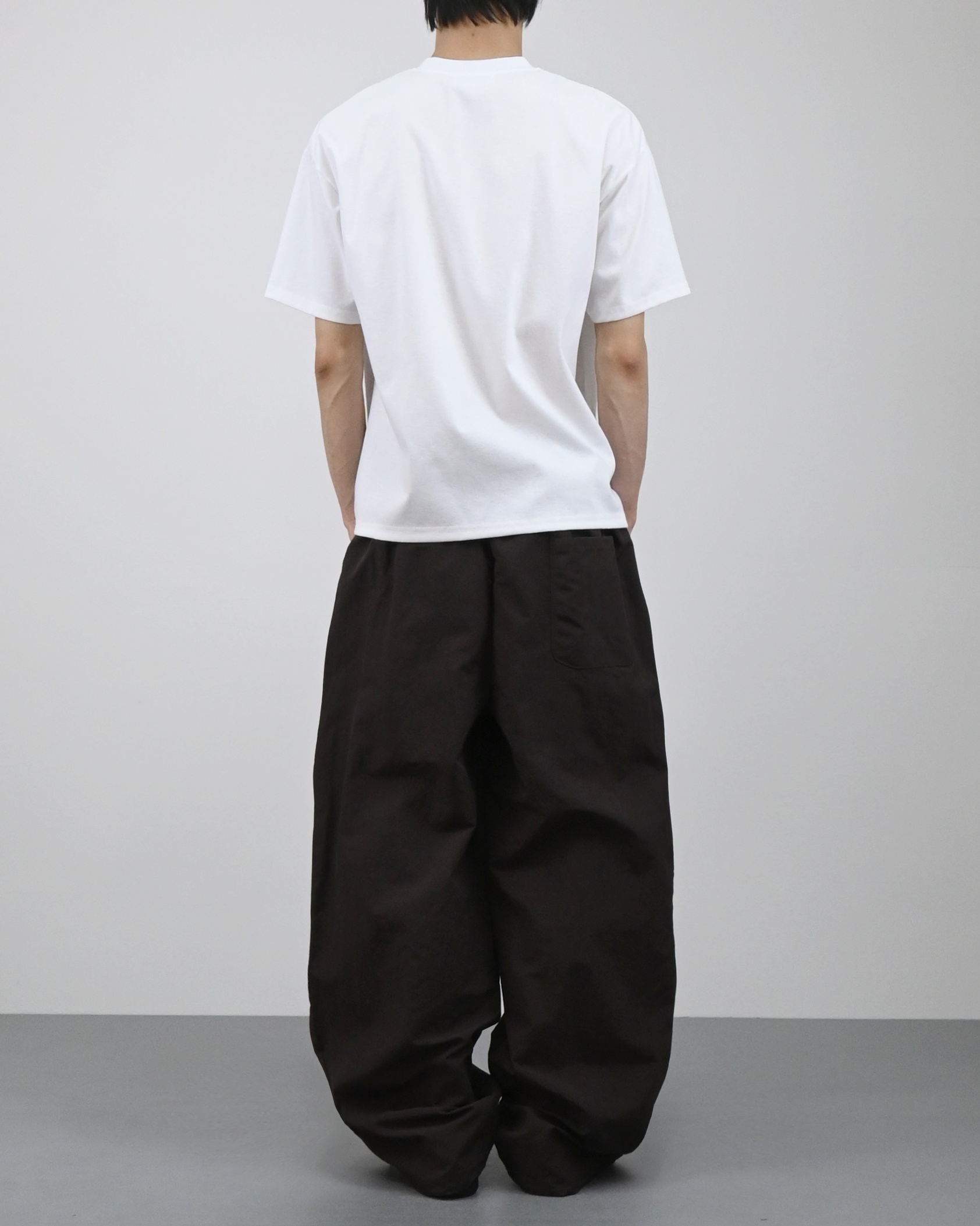 rope curved nylon pants