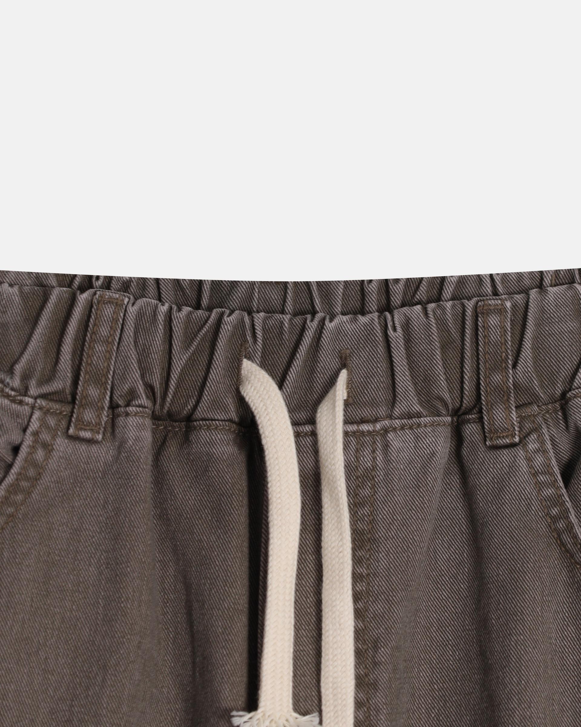 hale border flare banding cotton pants