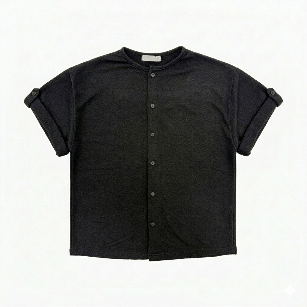 linkle roll-up half cardigan