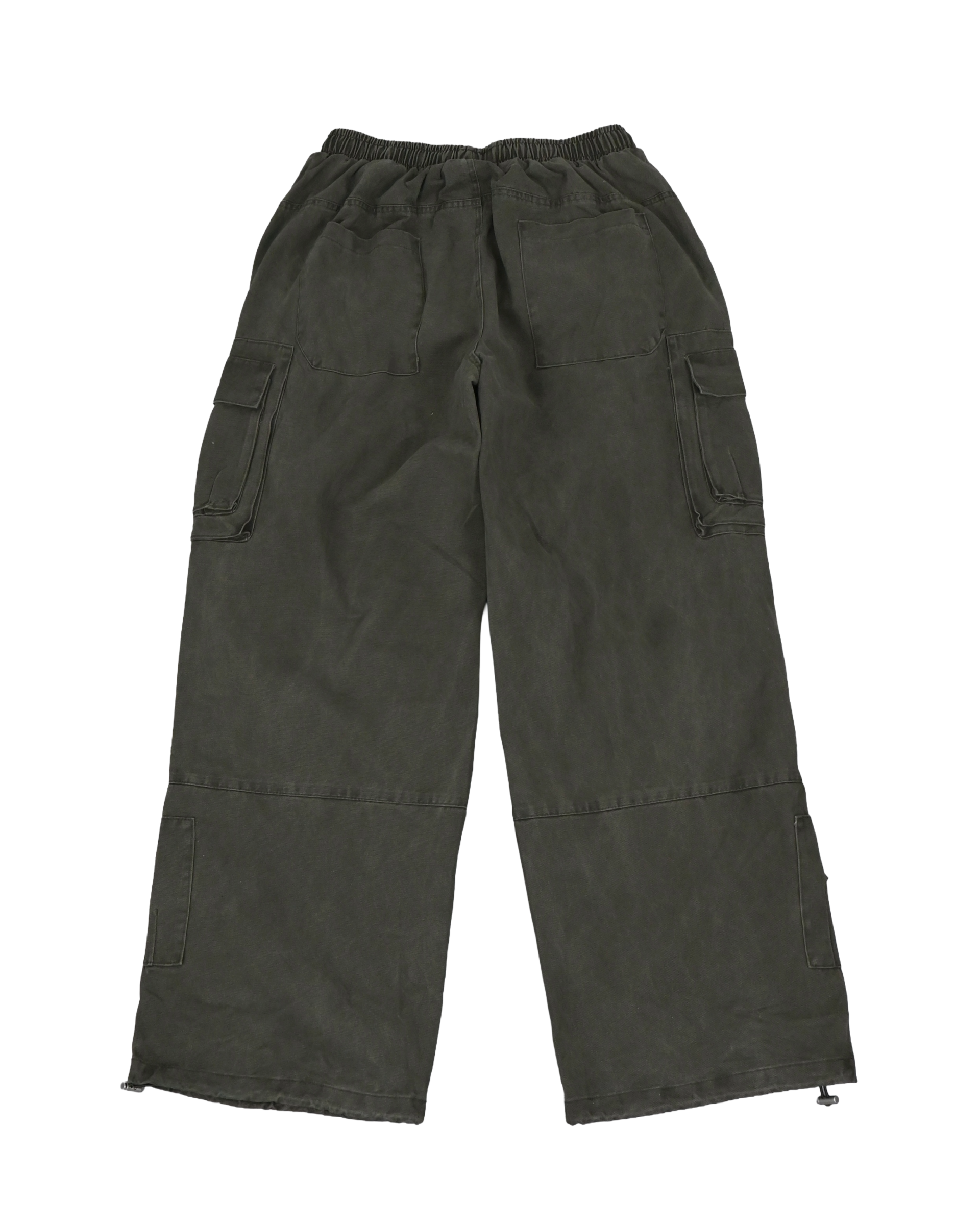 box pocket cargo cotton pants