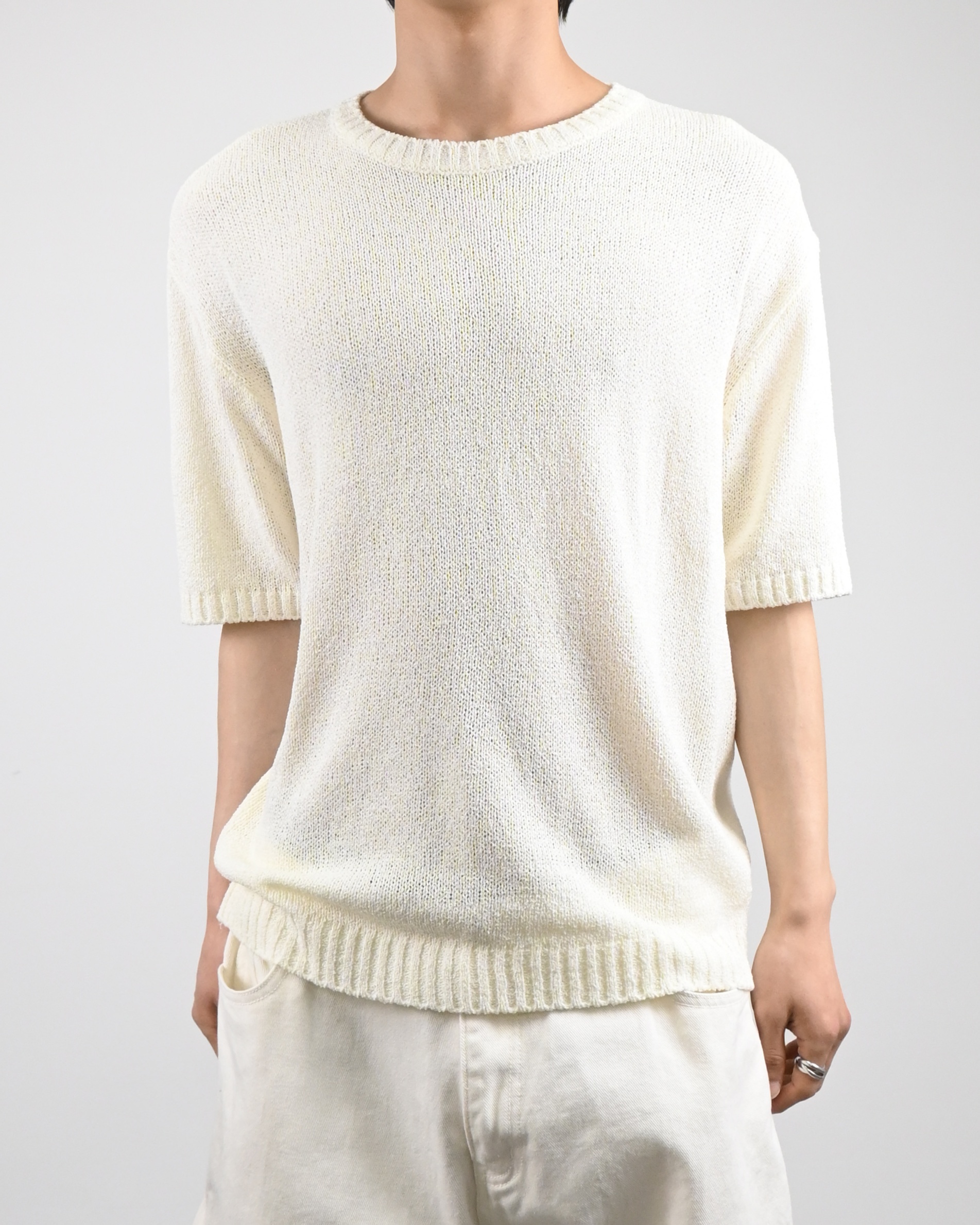 boucle half knit