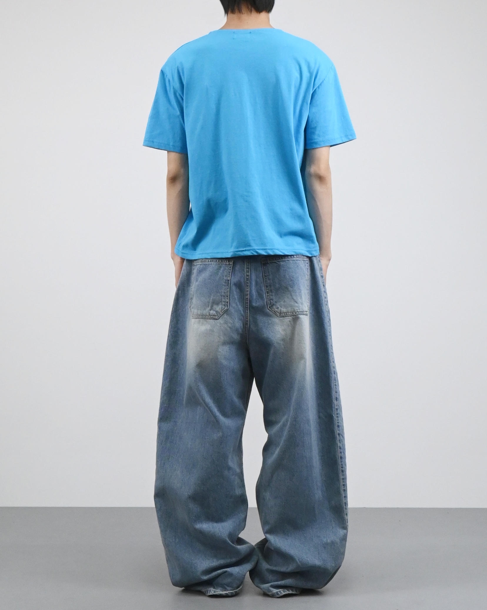 fruits u-neck half t-shirt