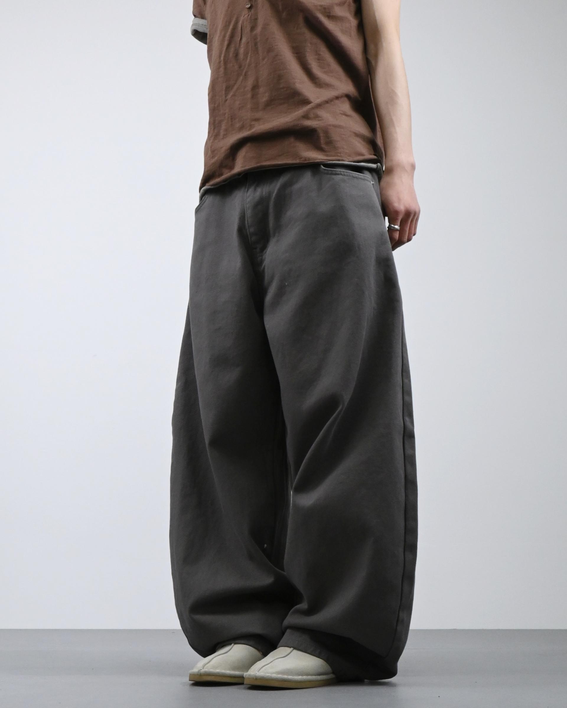 banding balloon cotton pants