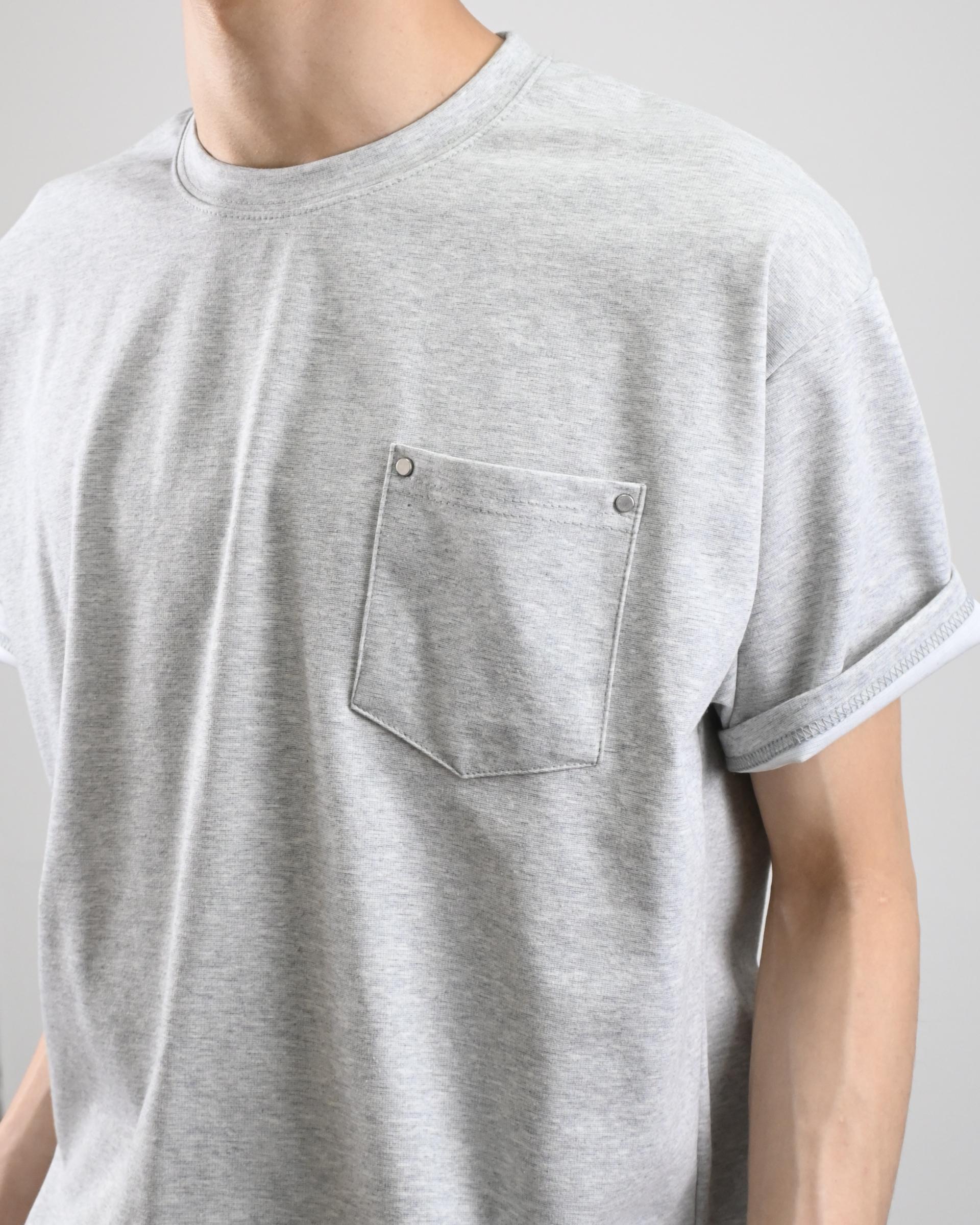 rivet crop half t-shirt