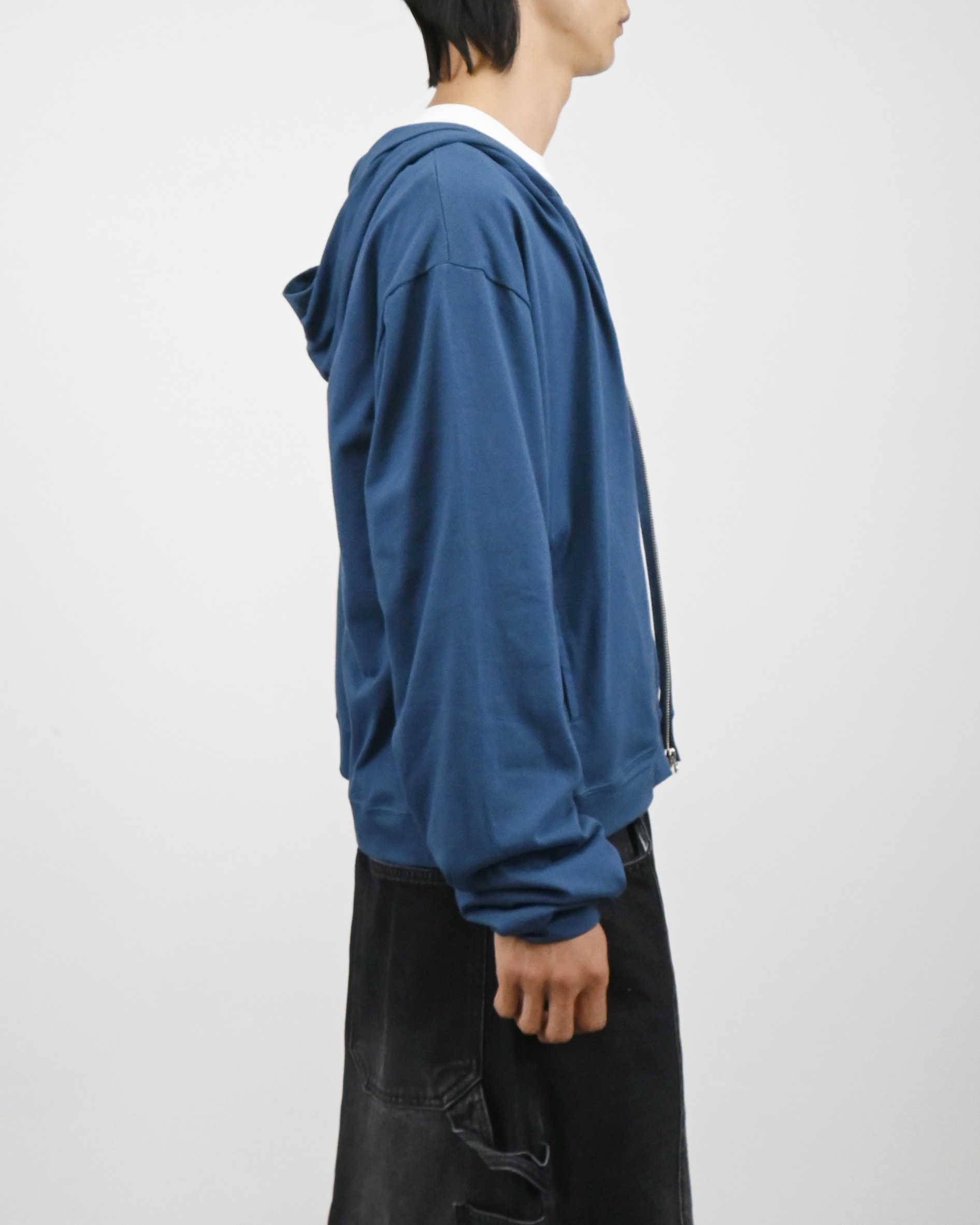 rudy crop hoodie zip-up