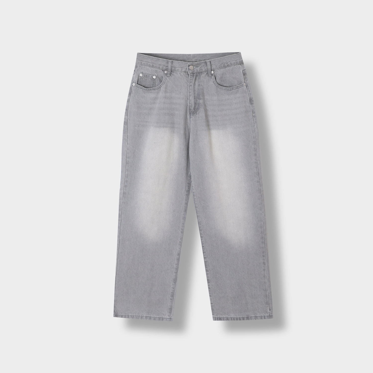 grash washed denim pants