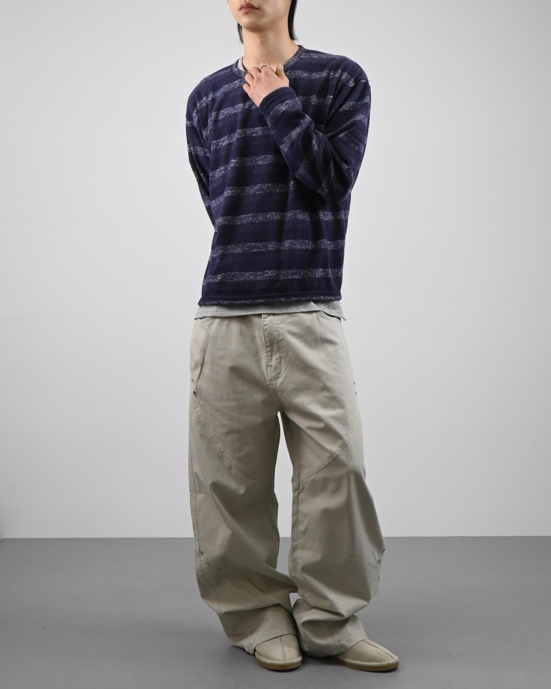 ash stripe knit