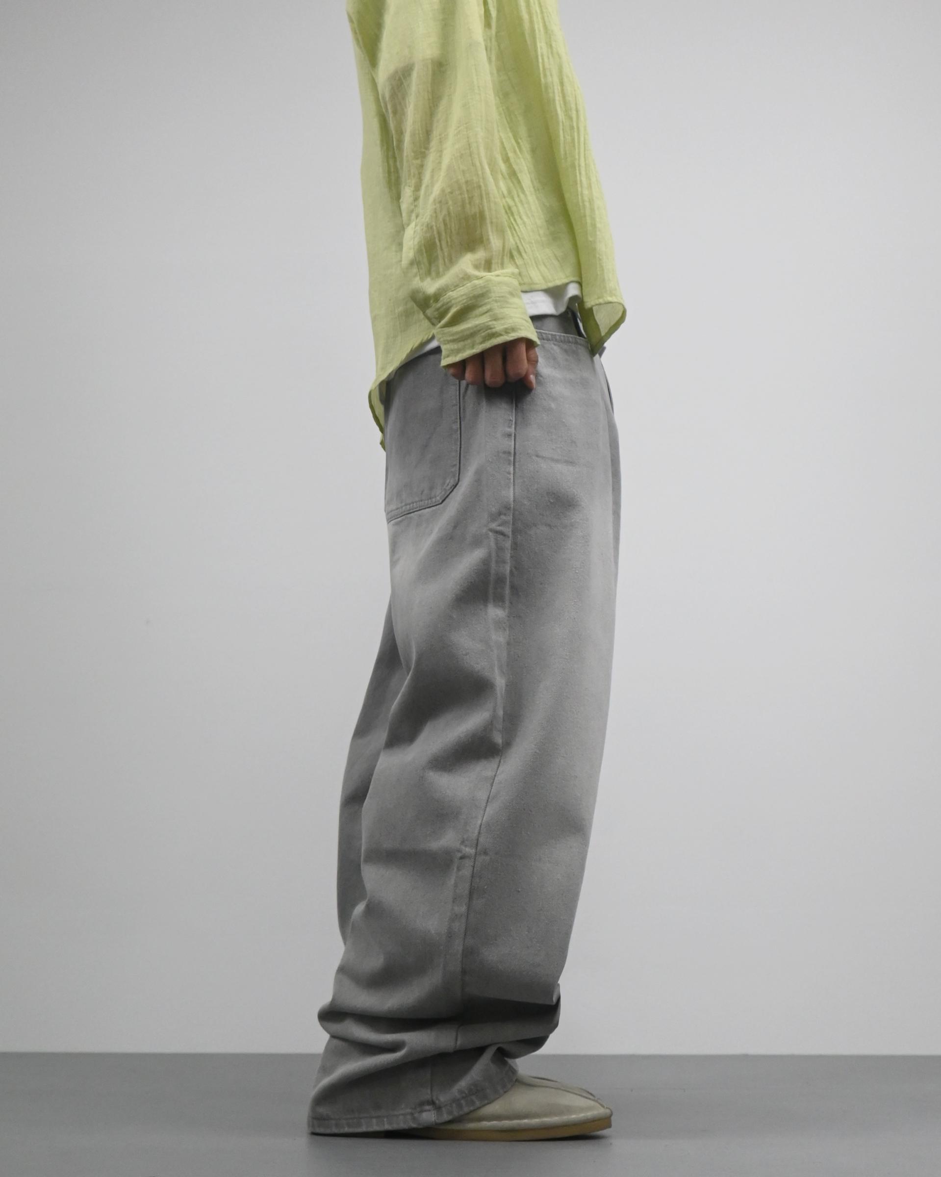 grash washed denim pants