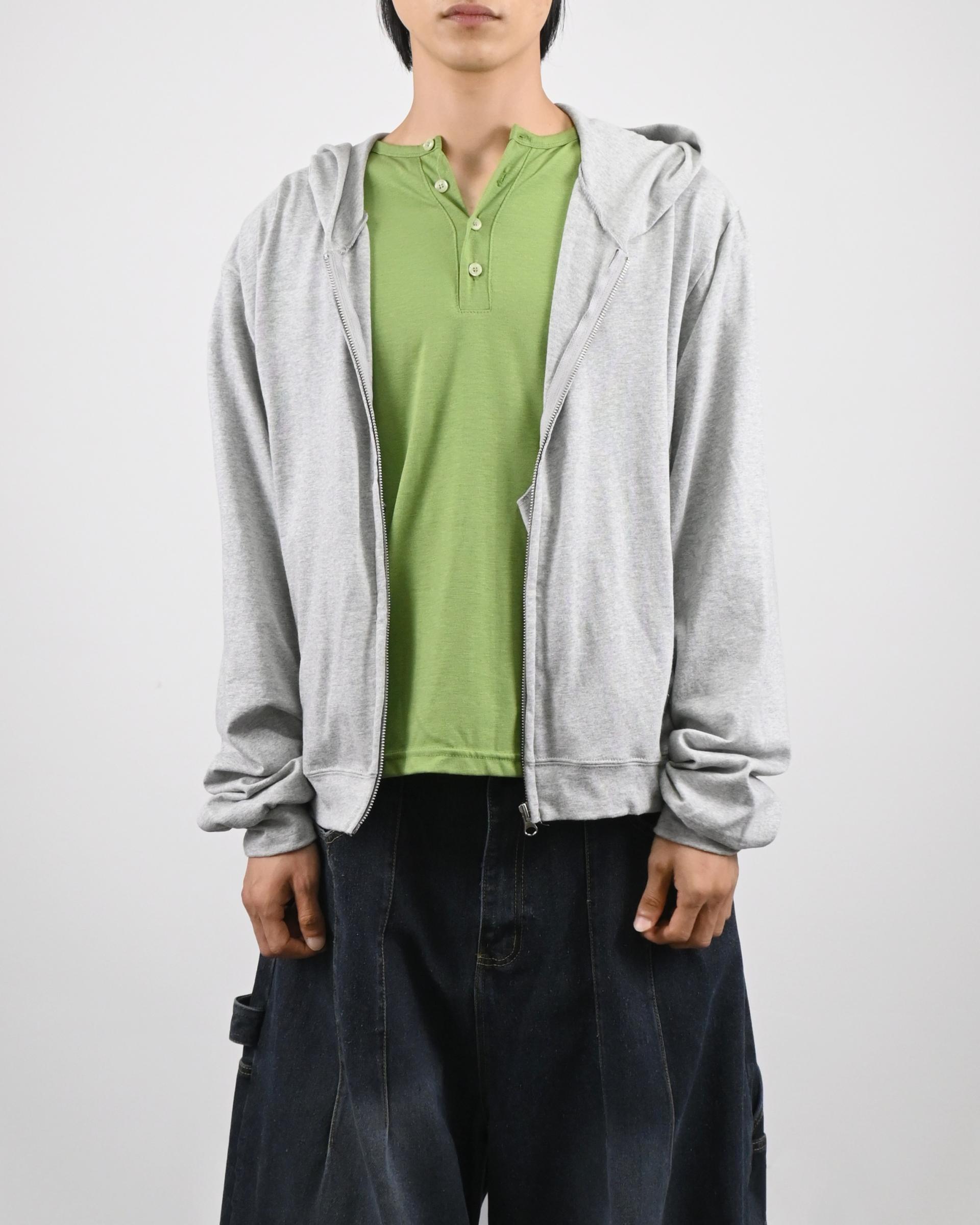 rudy crop hoodie zip-up