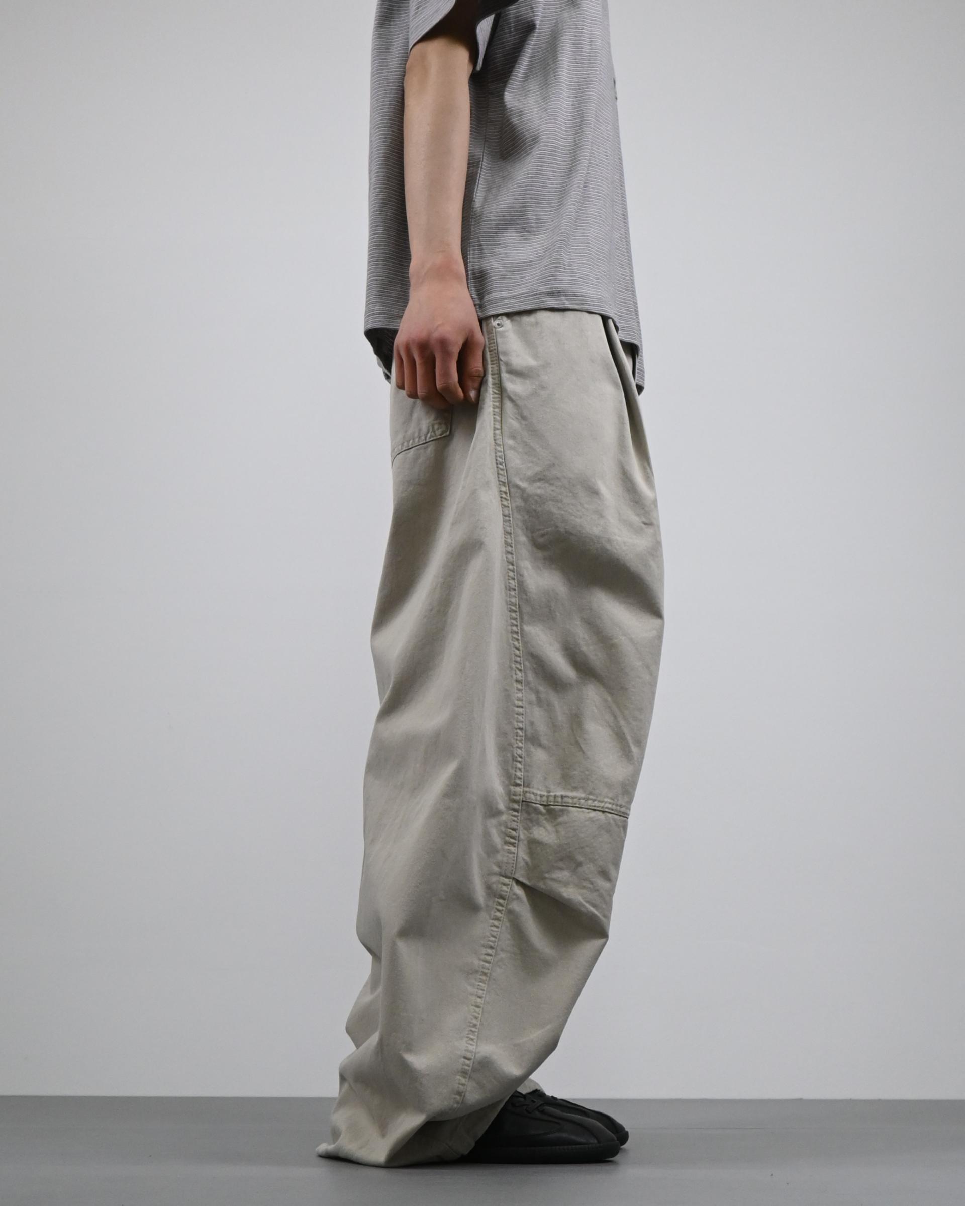 volumetric balloon cotton pants