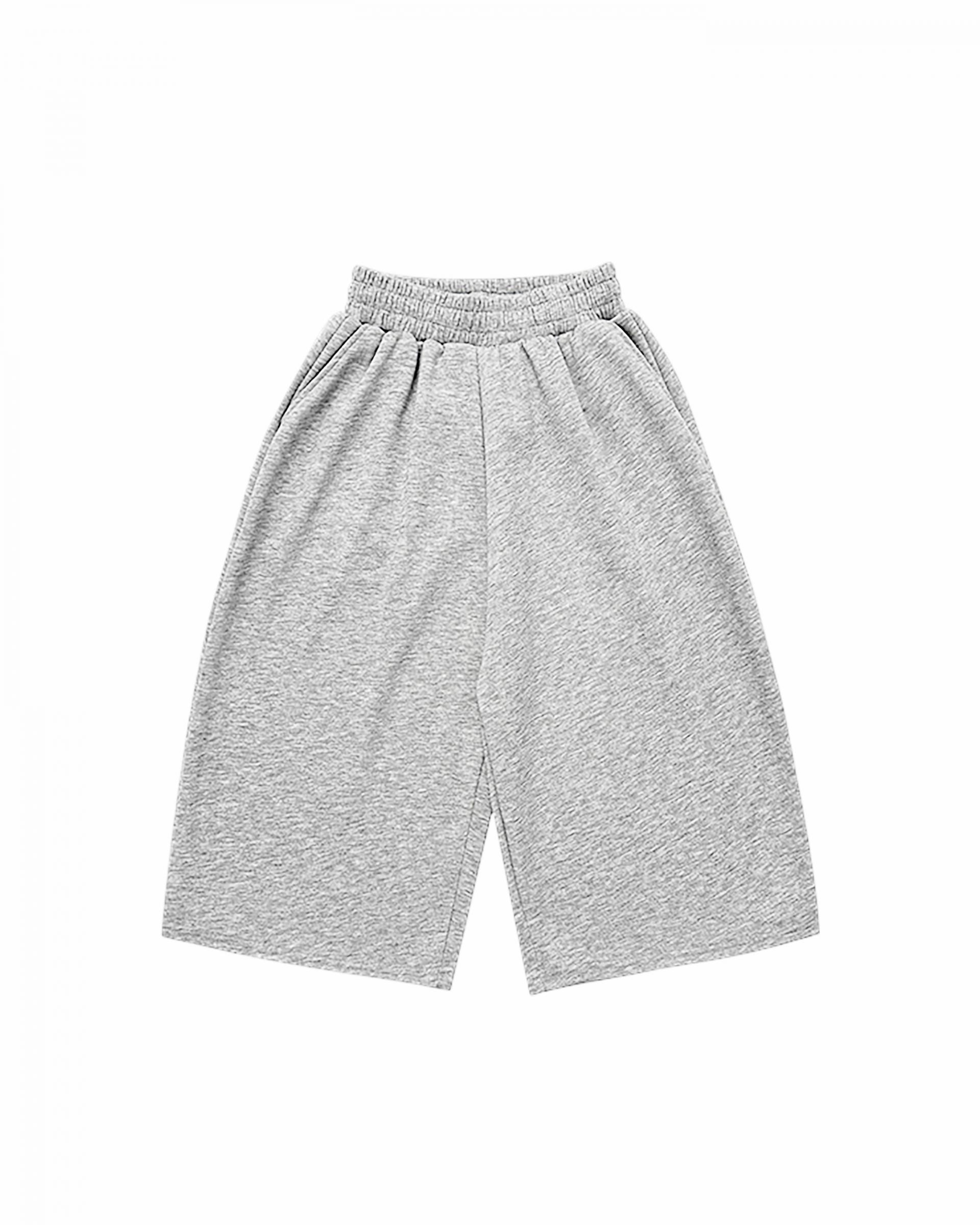 snap bermuda sweatpants