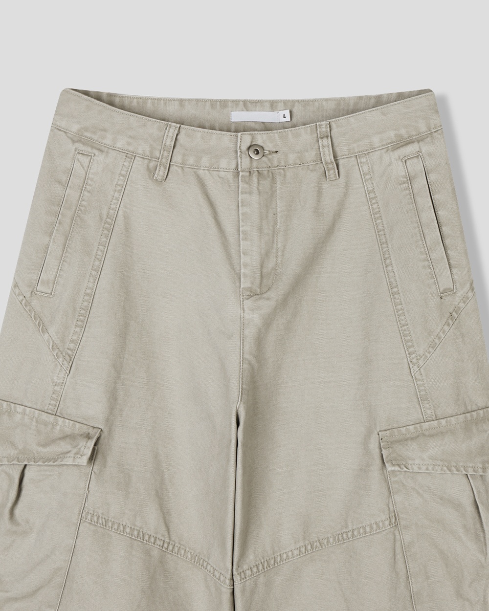 neon invision curved cotton pants