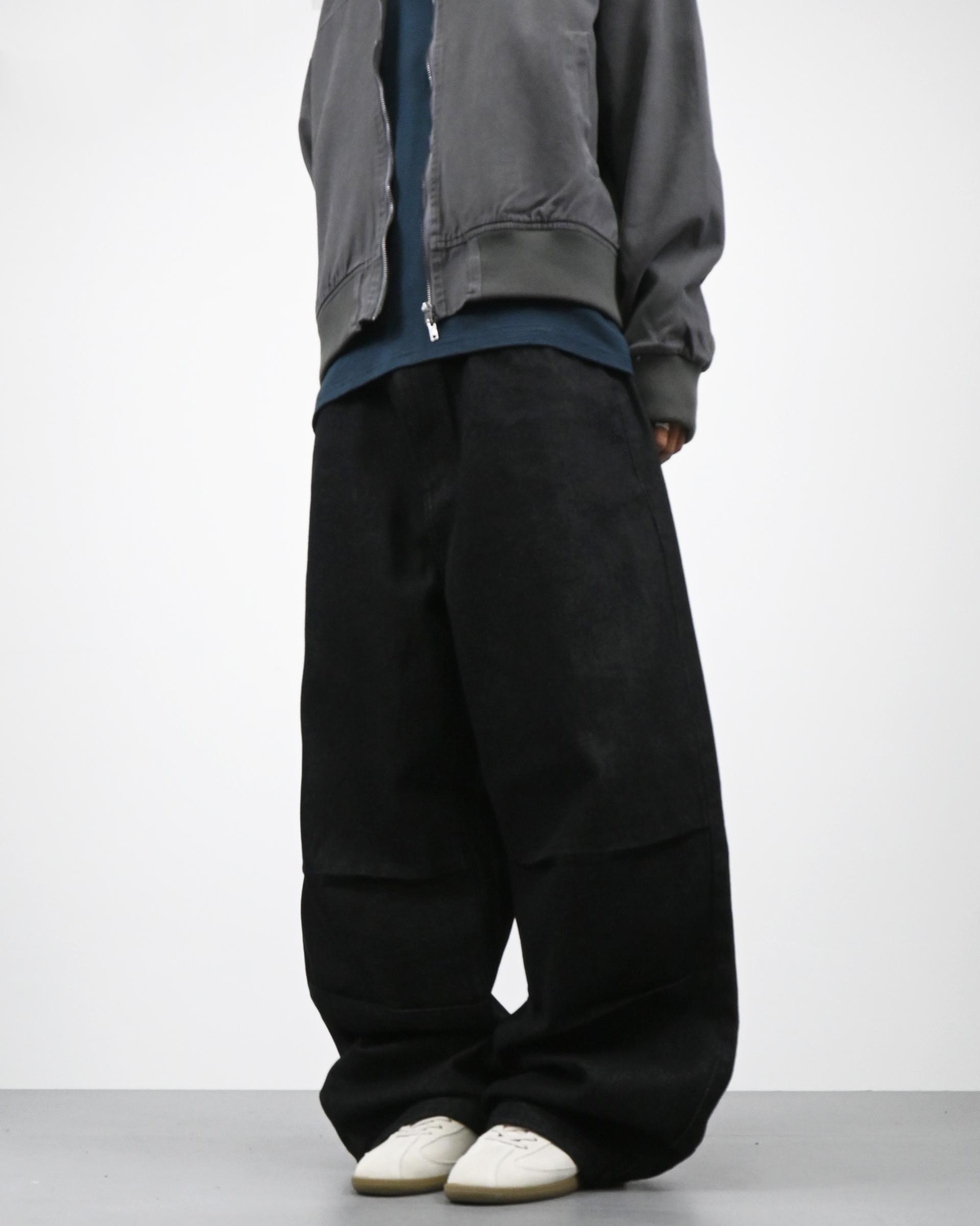milo velcro balloon denim pants
