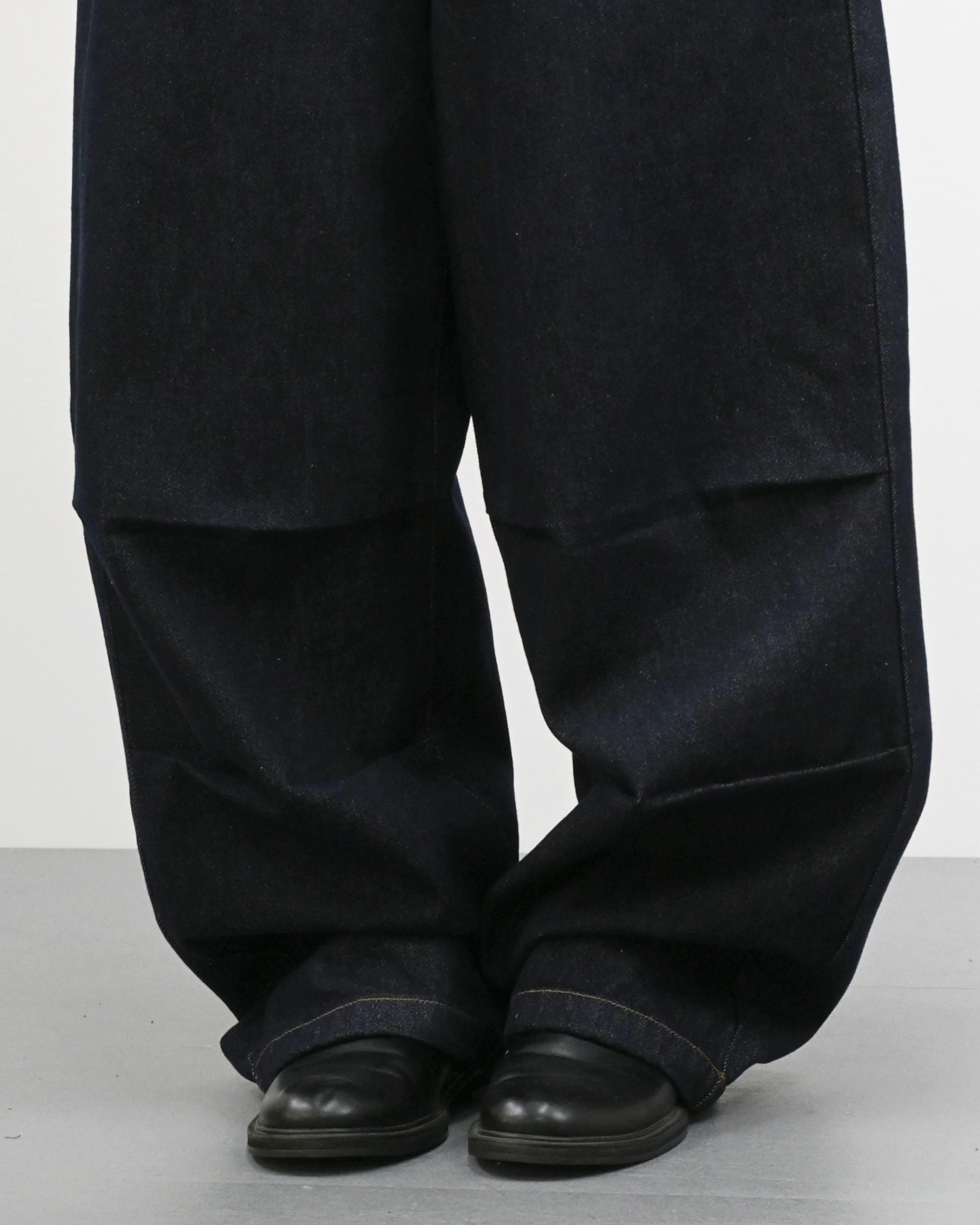 milo velcro balloon denim pants