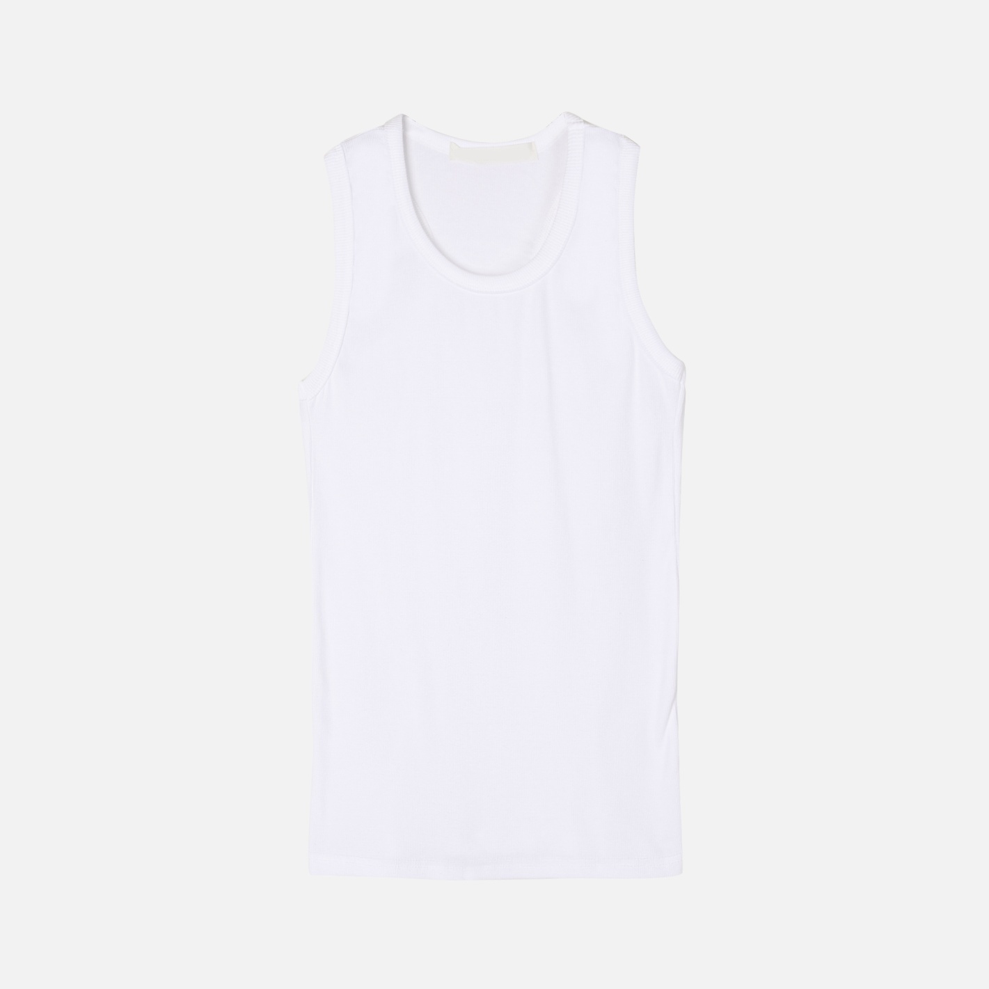 stretchable ribbed vest