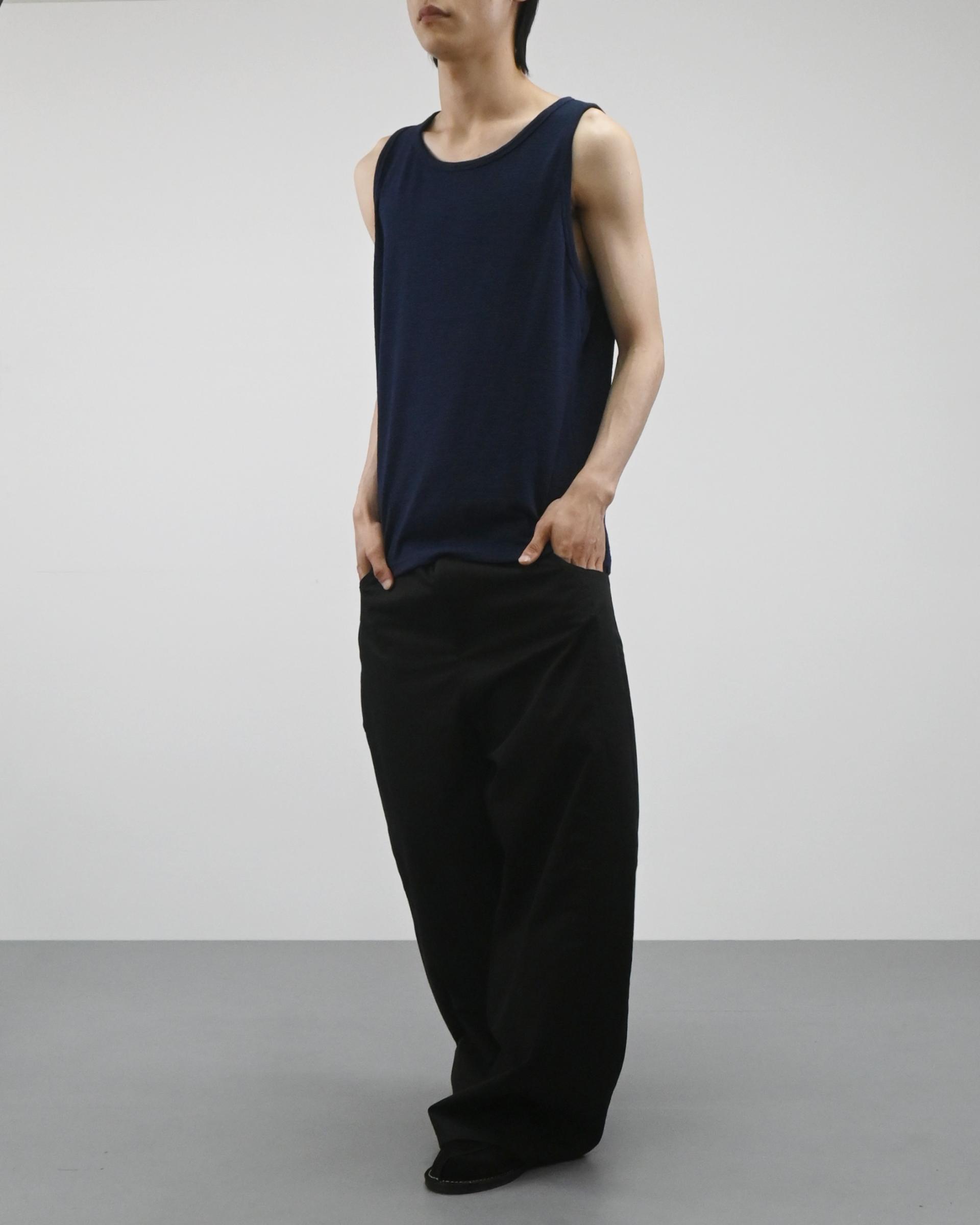 dear curved cotton pants