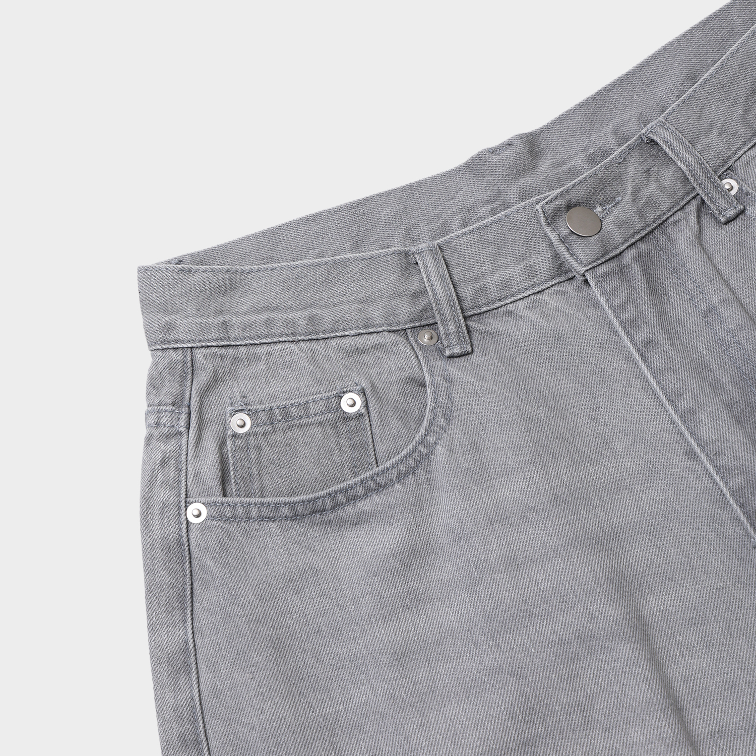 grash washed denim pants