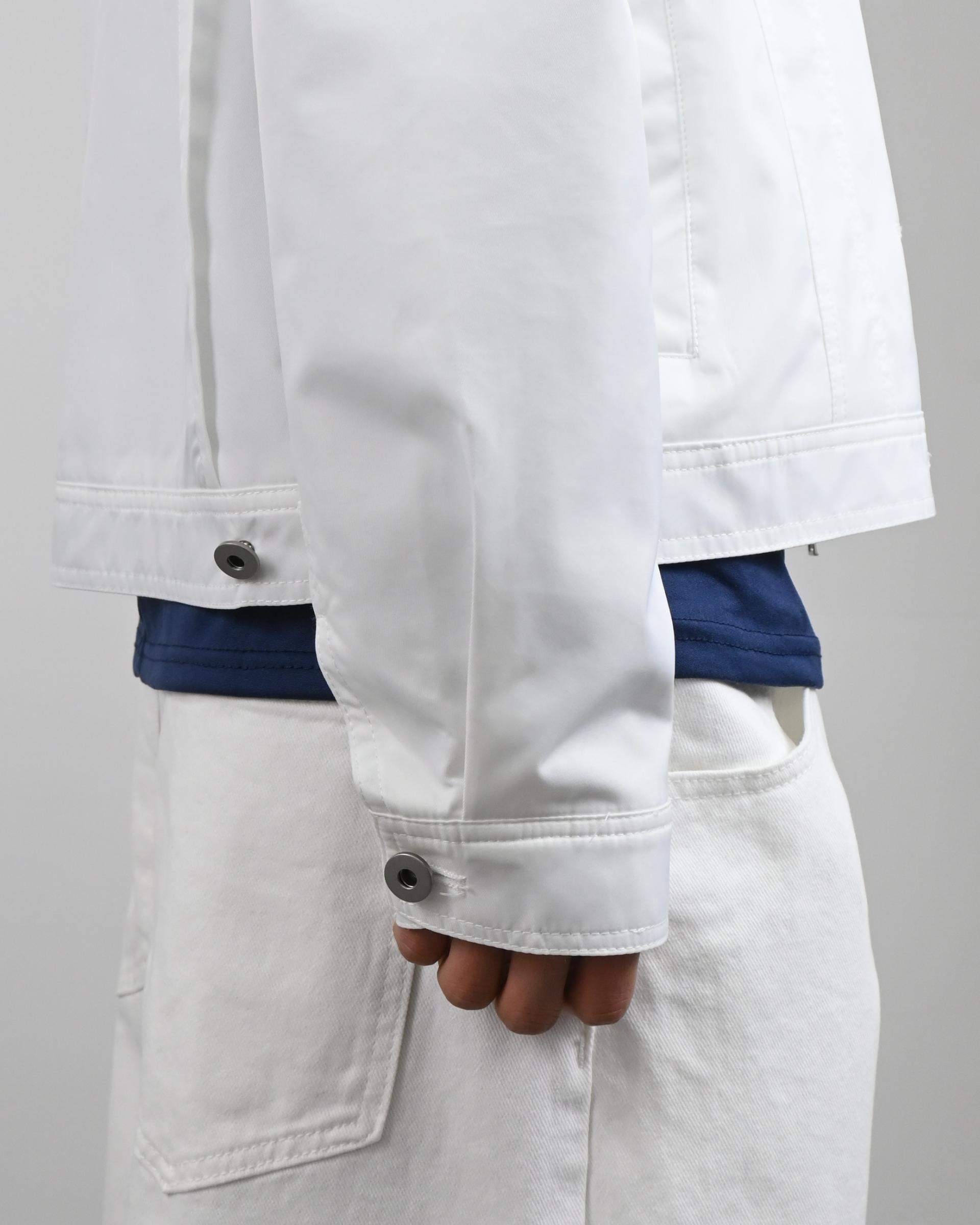 mix trucker crop jacket