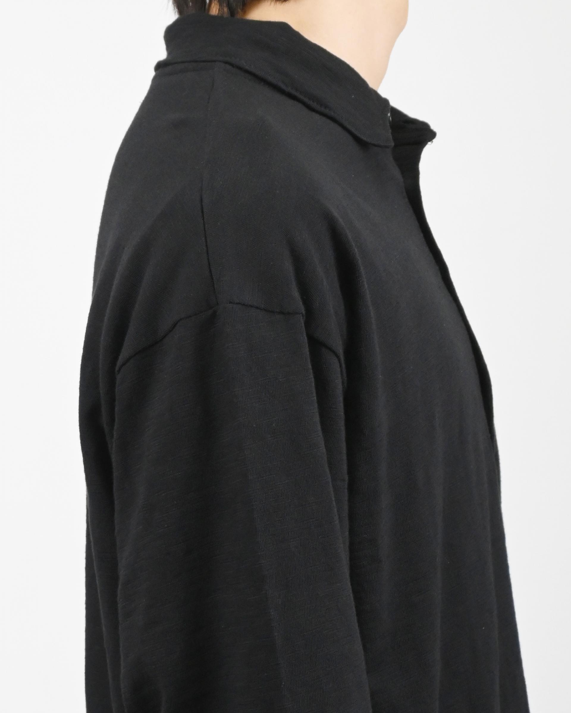 slub five burton collar t-shirt