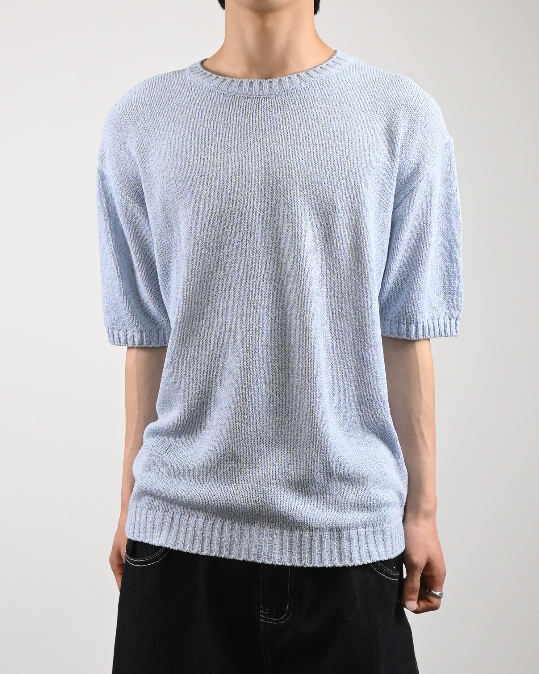 boucle half knit