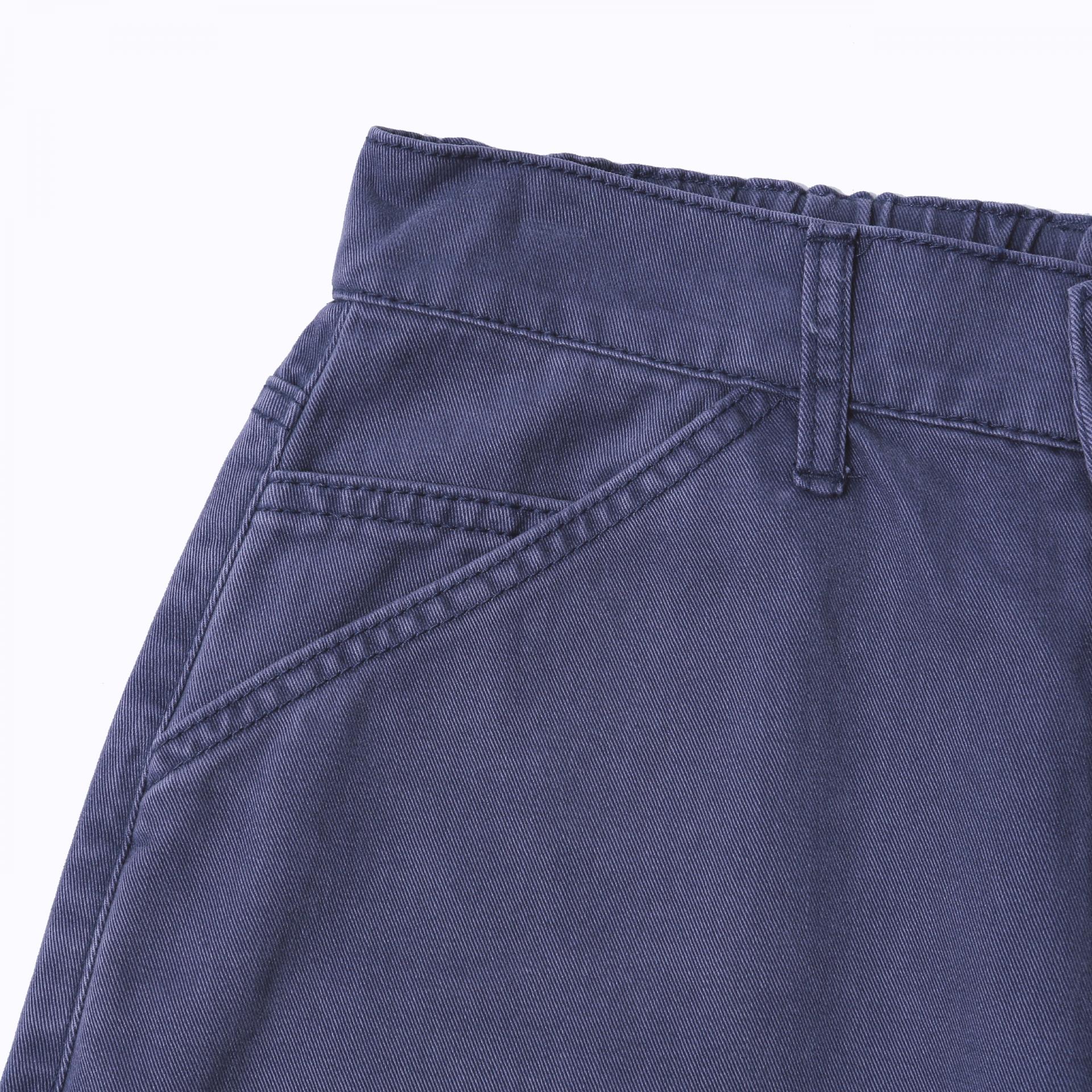 pigment solid balloon cotton pants